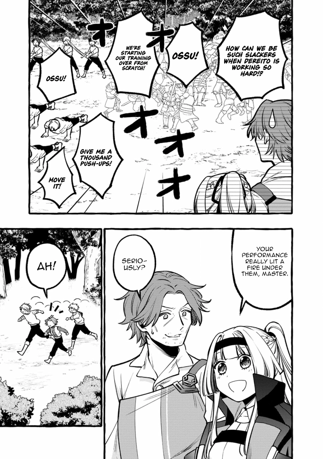 Tsuiho Sareta Ossan Tanya shi, Naze ka Densetsu no Daimeiko ni naru Chapter 10.3 - page 8