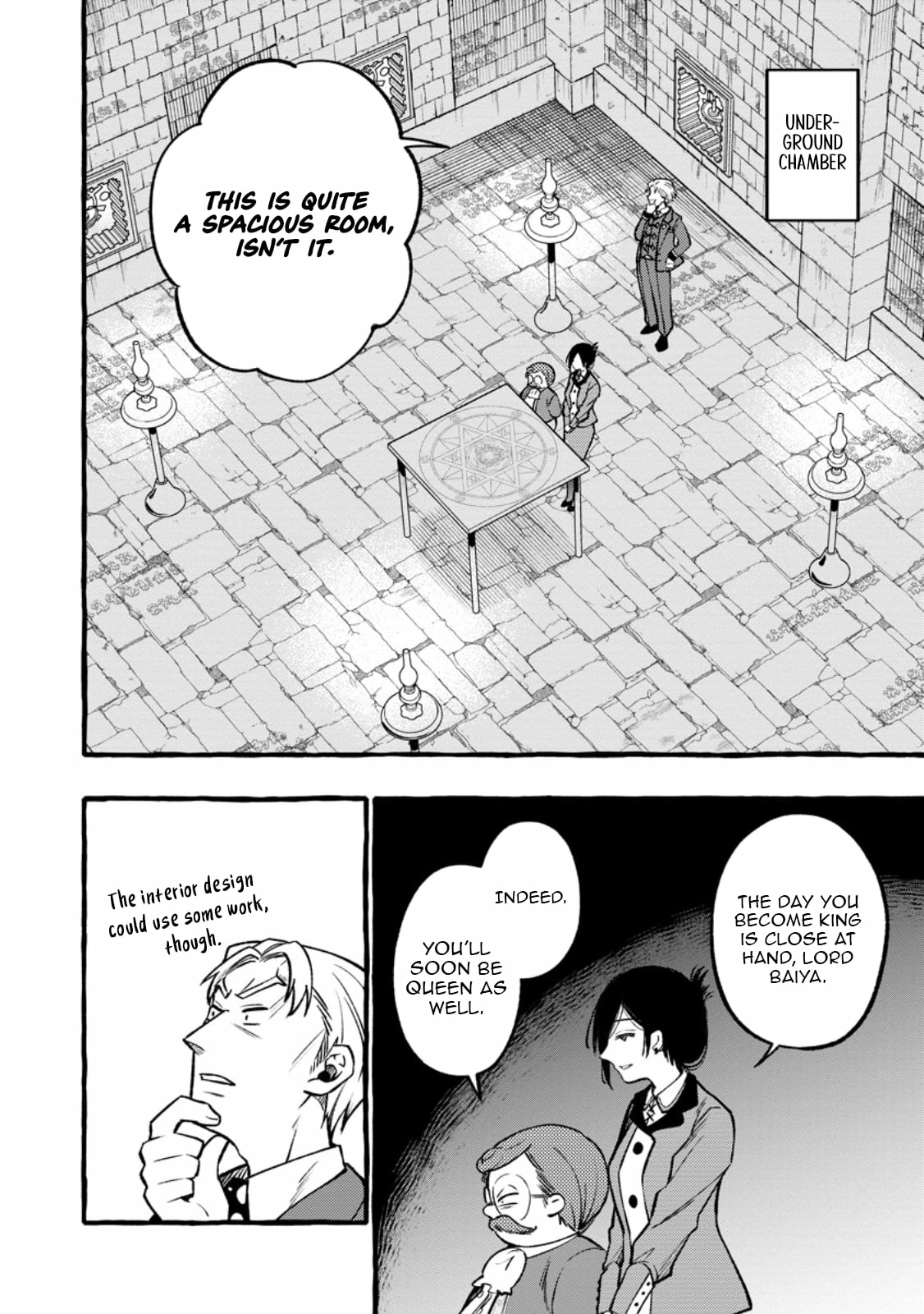 Tsuiho Sareta Ossan Tanya shi, Naze ka Densetsu no Daimeiko ni naru Chapter 12.2 - page 5
