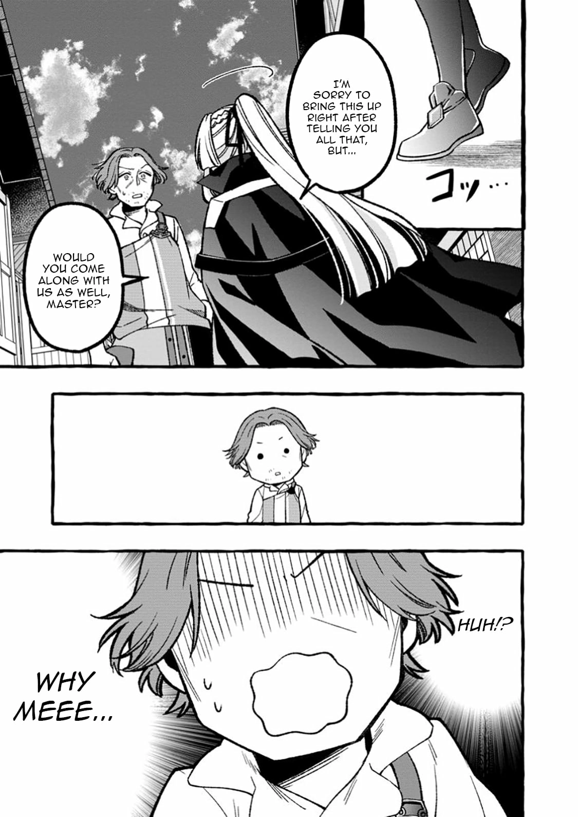 Tsuiho Sareta Ossan Tanya shi, Naze ka Densetsu no Daimeiko ni naru Chapter 9.1 - page 4
