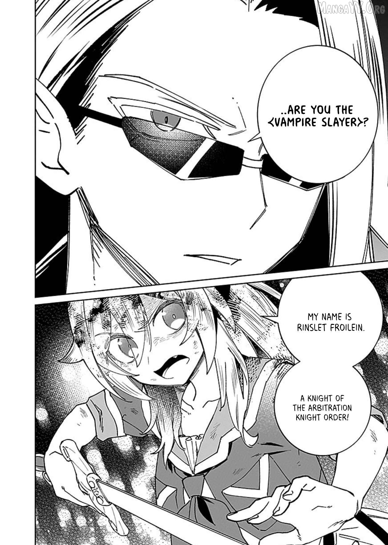 A girl who longed to be a "hero" aims to be a "hero" even if she falls into a vampire Chapter 14 - page 10