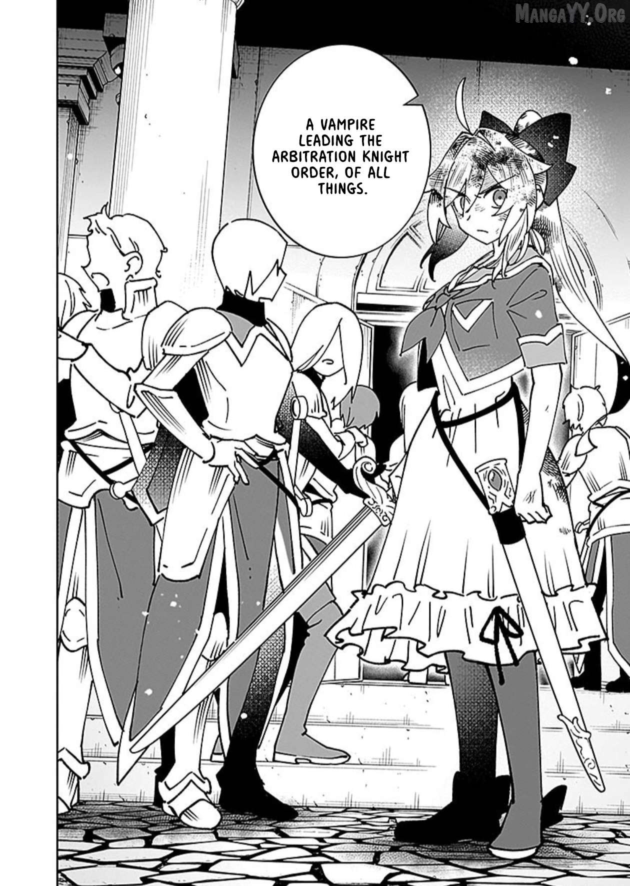 A girl who longed to be a "hero" aims to be a "hero" even if she falls into a vampire Chapter 14 - page 8