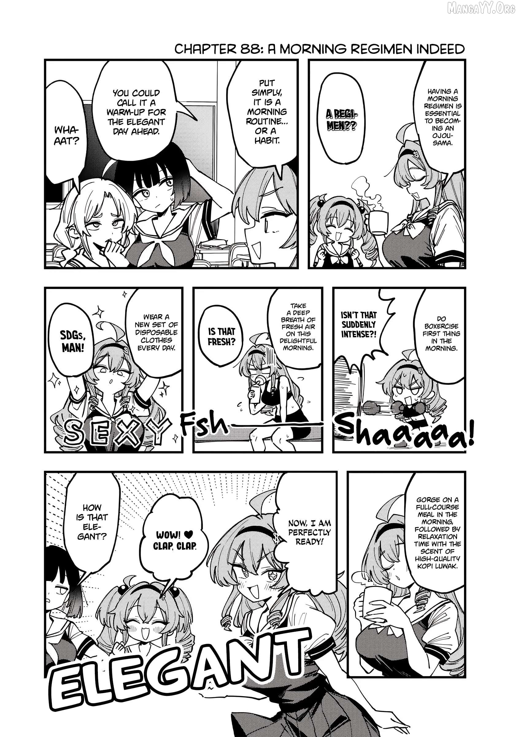 Bakushin Ojou-sama Dou! Chapter 88 - page 1