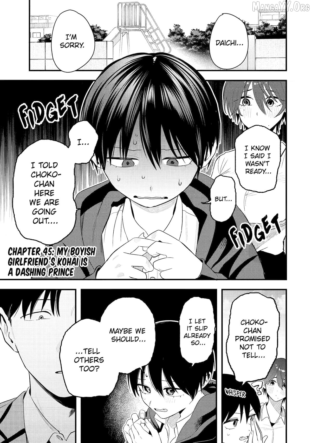 Takou no Boyish Kanojo Chapter 45 - page 1