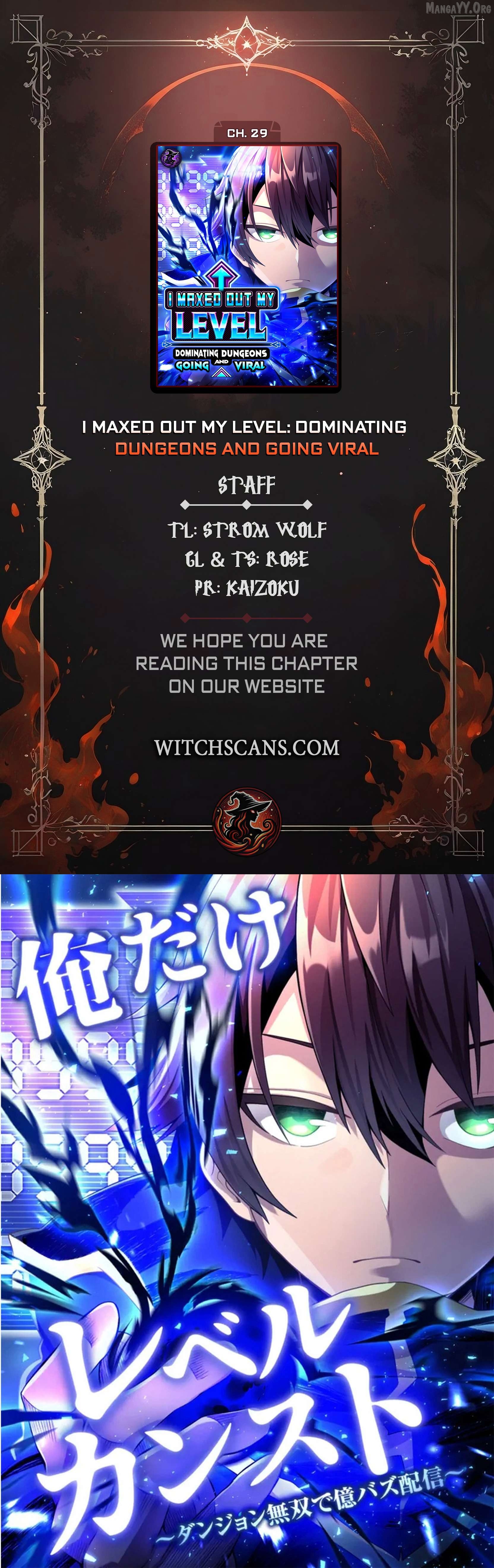 I Maxed Out My Level: Dominating Dungeons and Going Viral Chapter 29 - page 1