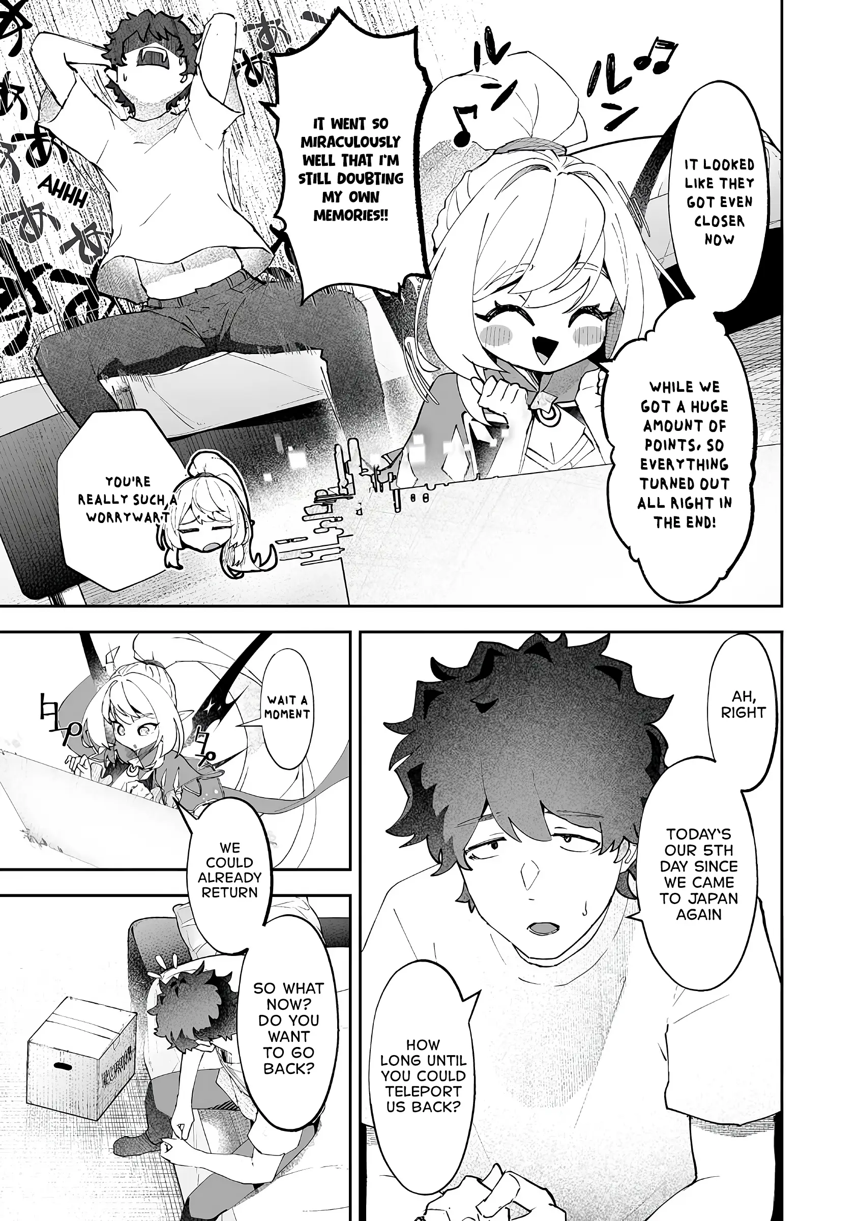 Makutsu no Ou ~Yomei Ikkagetsu no Doutei, Mahou Shoujo Harem o Kizuite Ou e Kunrinsu~ Chapter 14.2 - page 3