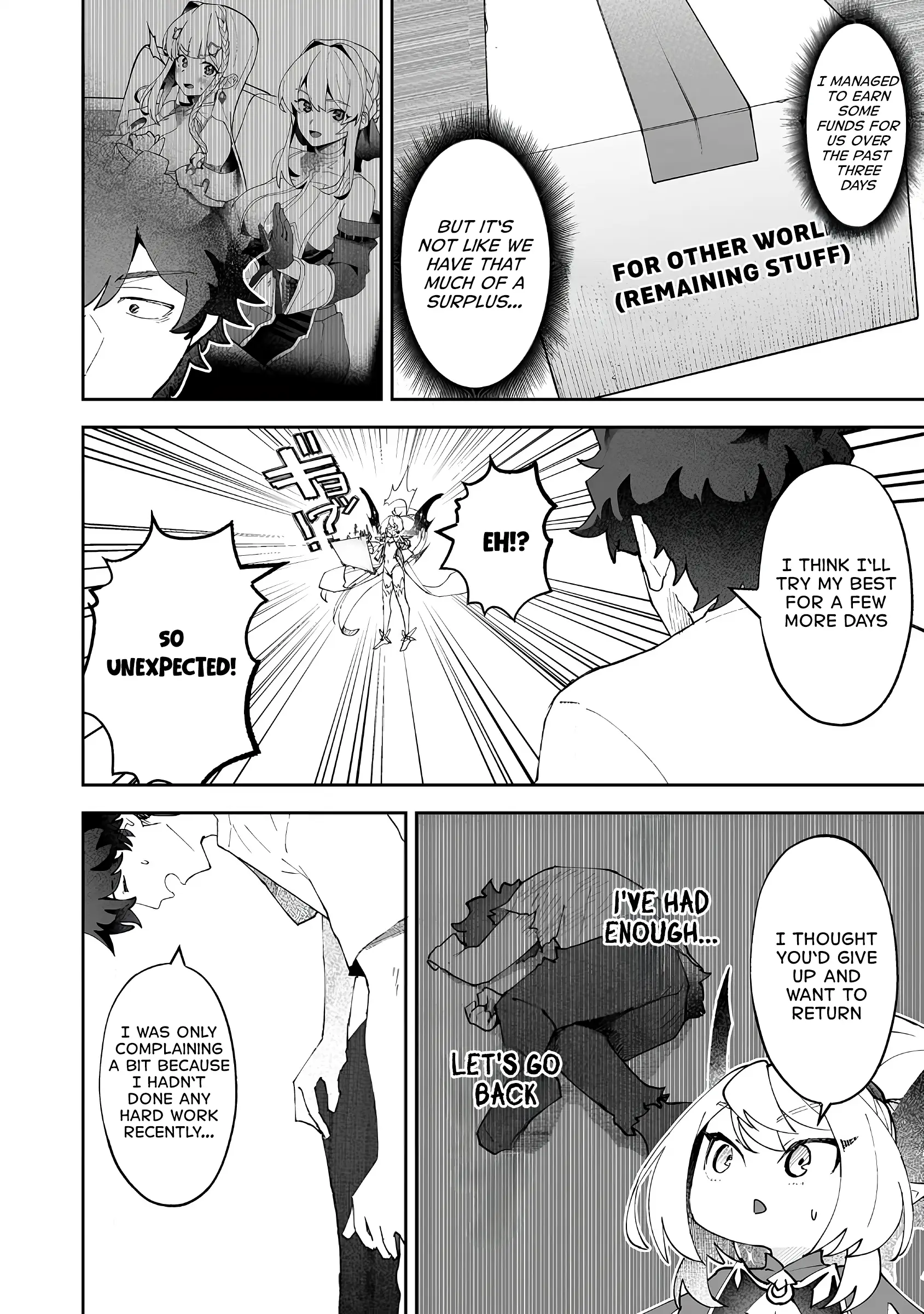 Makutsu no Ou ~Yomei Ikkagetsu no Doutei, Mahou Shoujo Harem o Kizuite Ou e Kunrinsu~ Chapter 14.2 - page 4