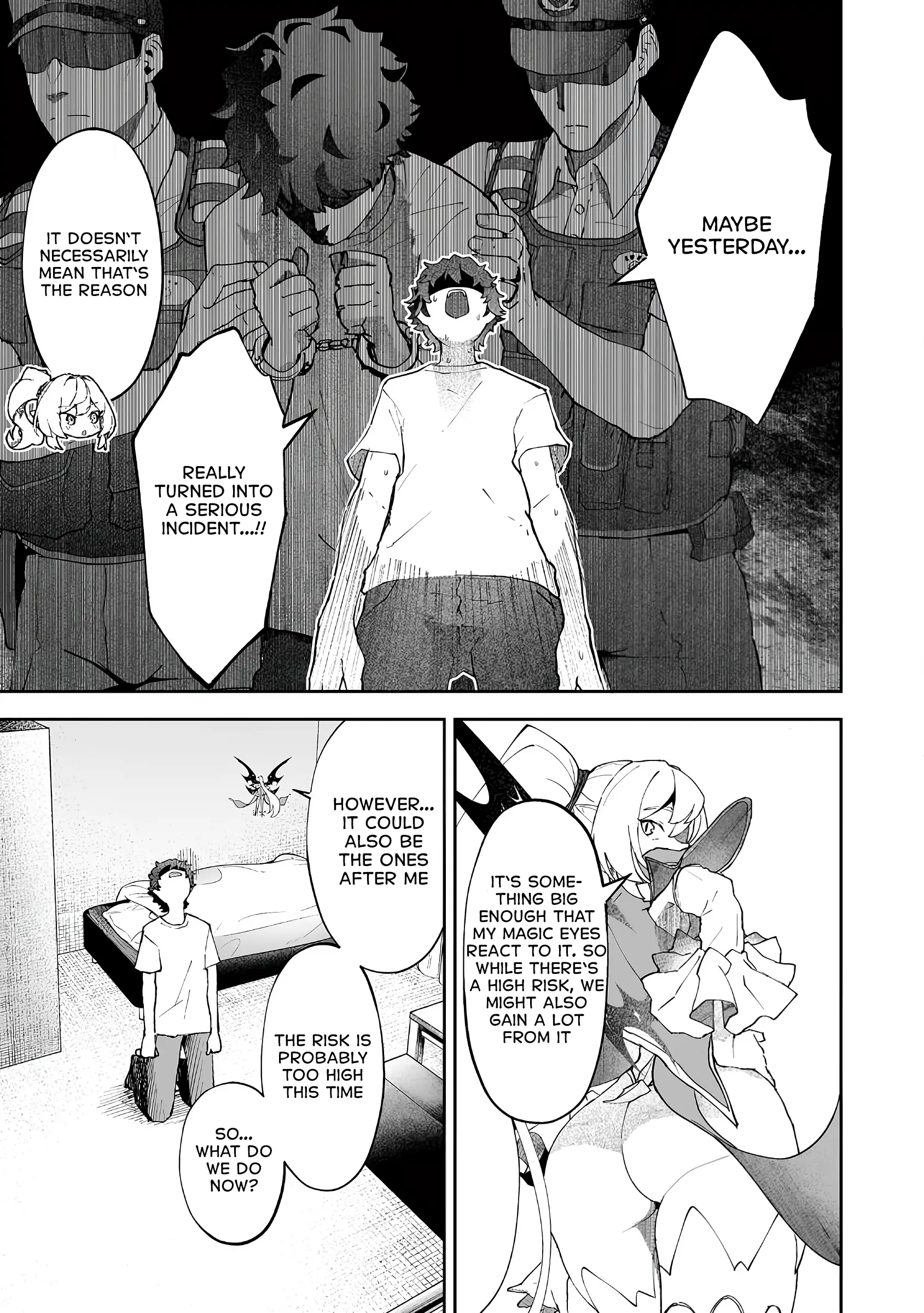 Makutsu no Ou ~Yomei Ikkagetsu no Doutei, Mahou Shoujo Harem o Kizuite Ou e Kunrinsu~ Chapter 14.2 - page 7