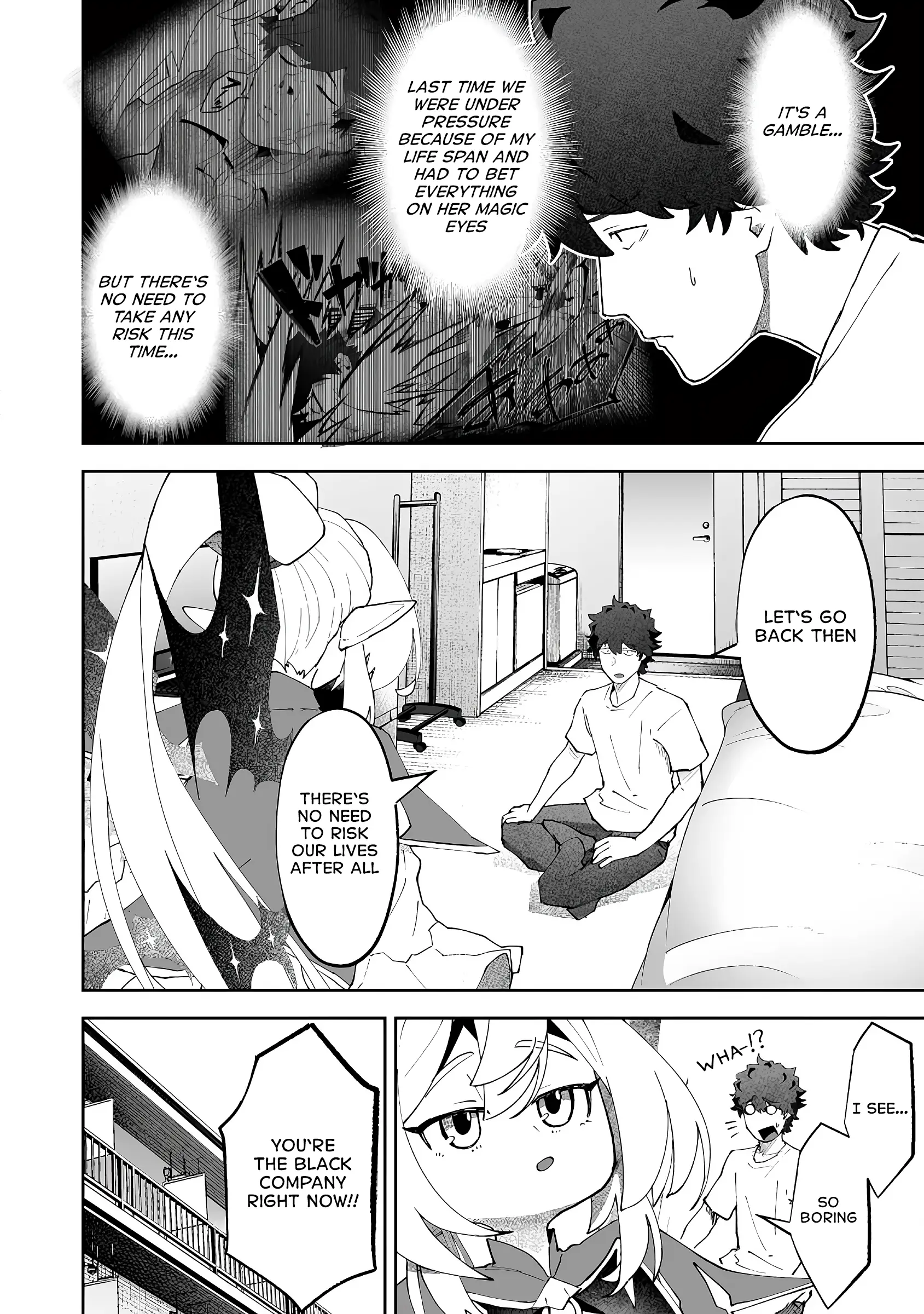 Makutsu no Ou ~Yomei Ikkagetsu no Doutei, Mahou Shoujo Harem o Kizuite Ou e Kunrinsu~ Chapter 14.2 - page 8