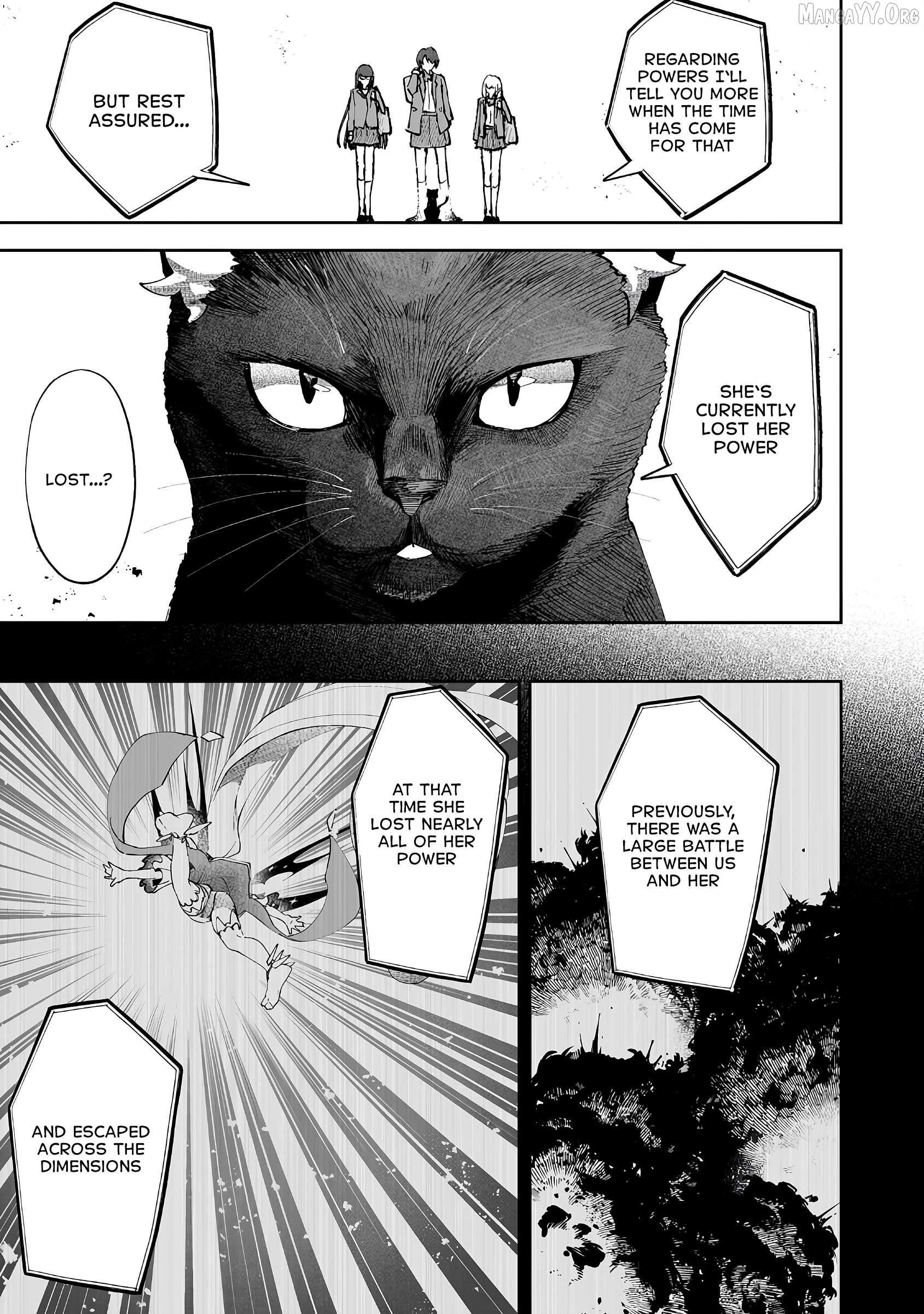 Makutsu no Ou ~Yomei Ikkagetsu no Doutei, Mahou Shoujo Harem o Kizuite Ou e Kunrinsu~ Chapter 14.3 - page 1