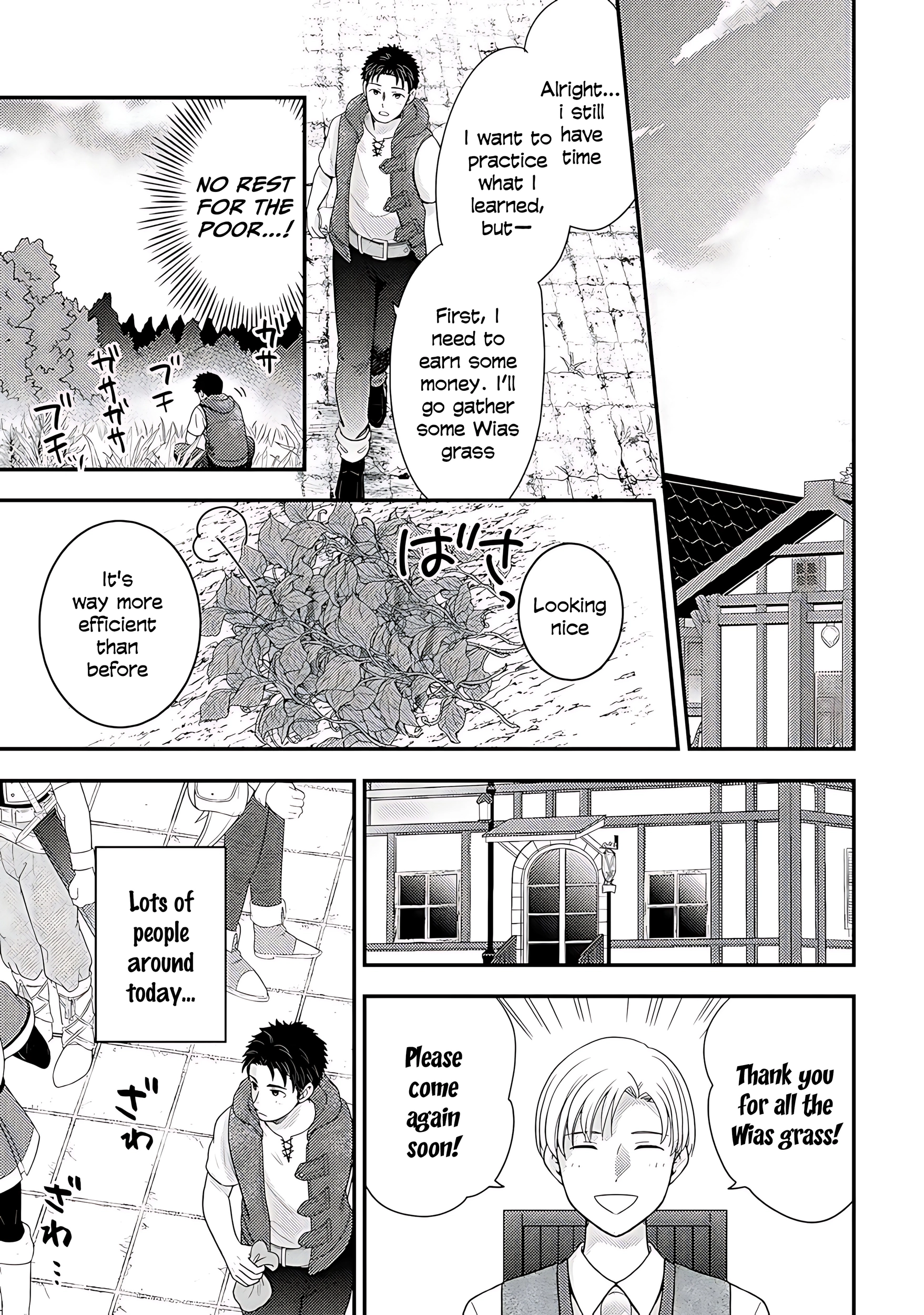 Isekai ni Kita Mitai Dakedo Dousureba Yoi no Darou: Shachiku SE no My Pace Boukenki Chapter 5 - page 17