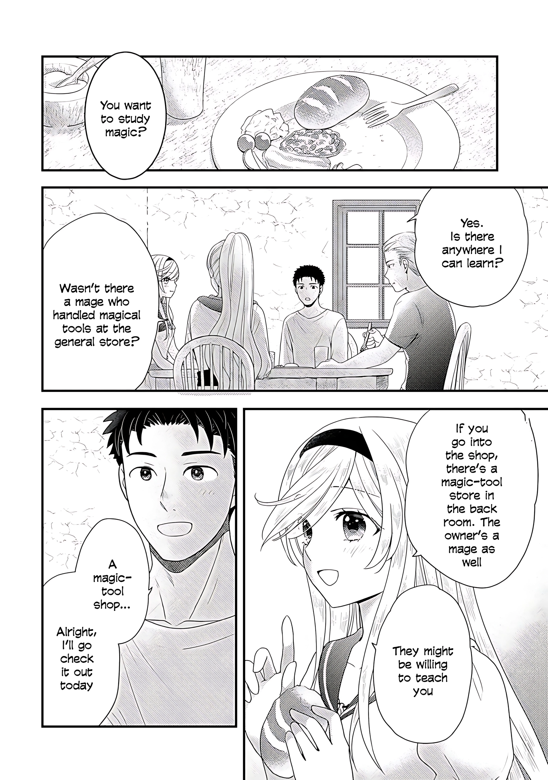 Isekai ni Kita Mitai Dakedo Dousureba Yoi no Darou: Shachiku SE no My Pace Boukenki Chapter 5 - page 4