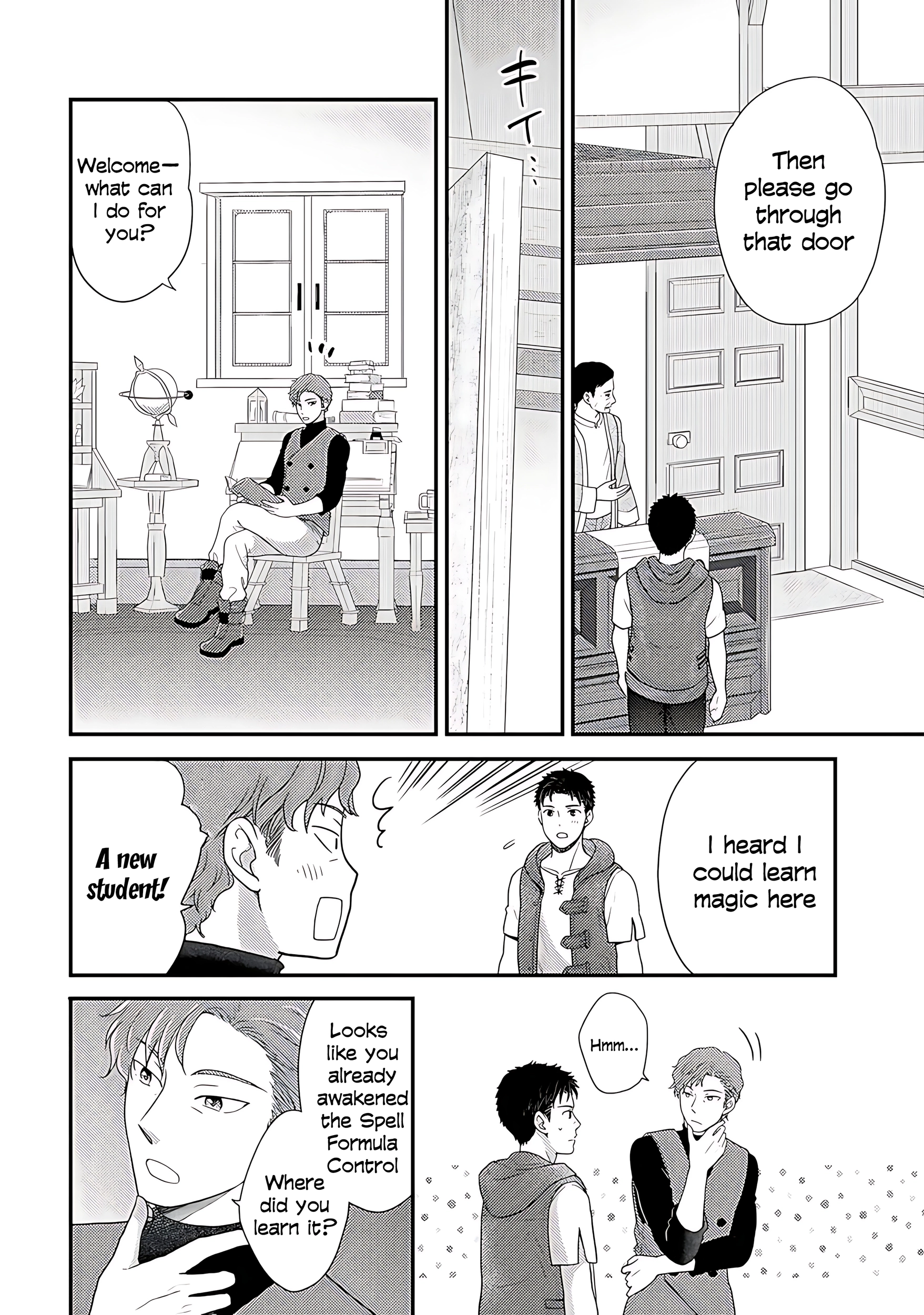 Isekai ni Kita Mitai Dakedo Dousureba Yoi no Darou: Shachiku SE no My Pace Boukenki Chapter 5 - page 6