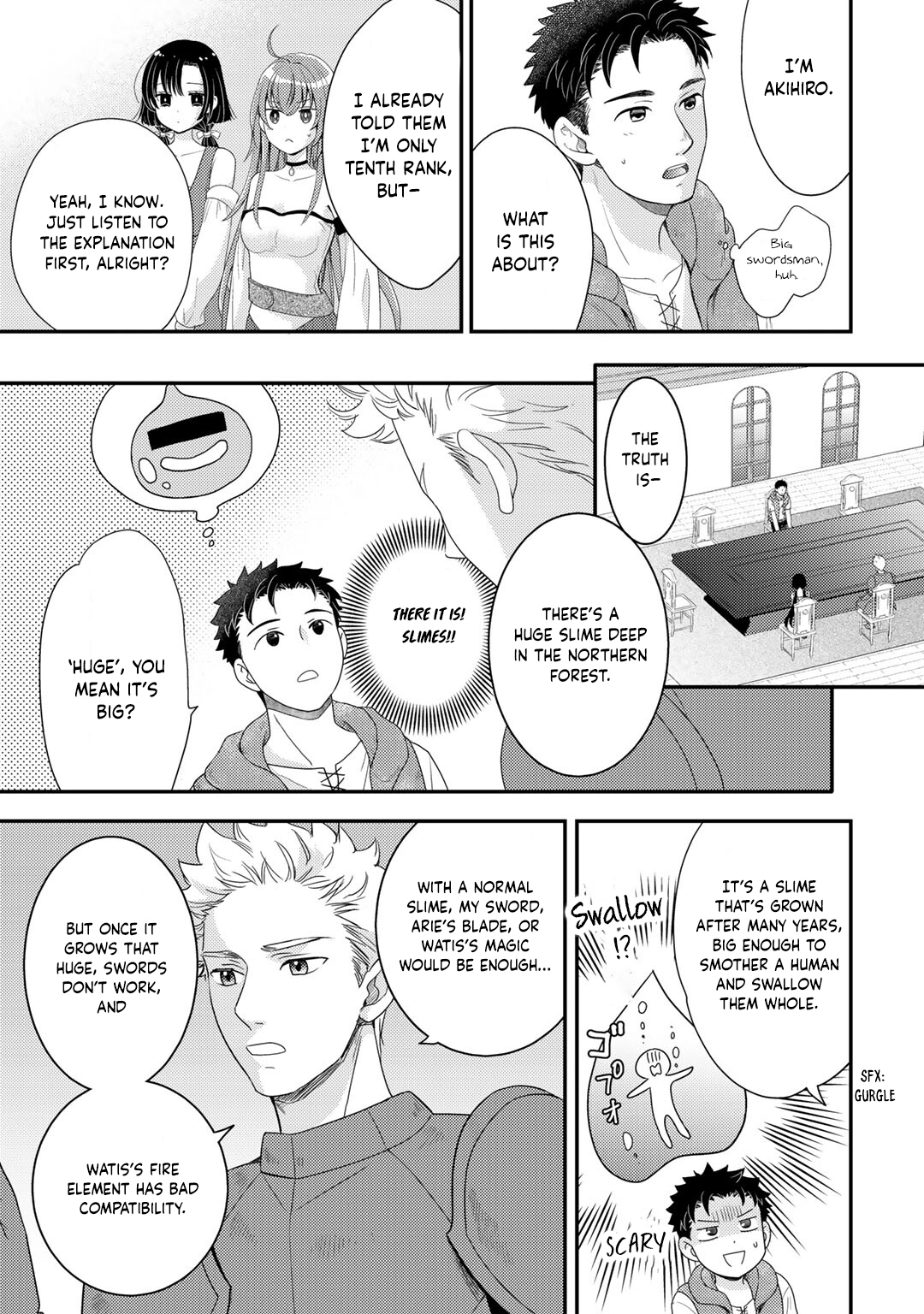Isekai ni Kita Mitai Dakedo Dousureba Yoi no Darou: Shachiku SE no My Pace Boukenki Chapter 6 - page 6