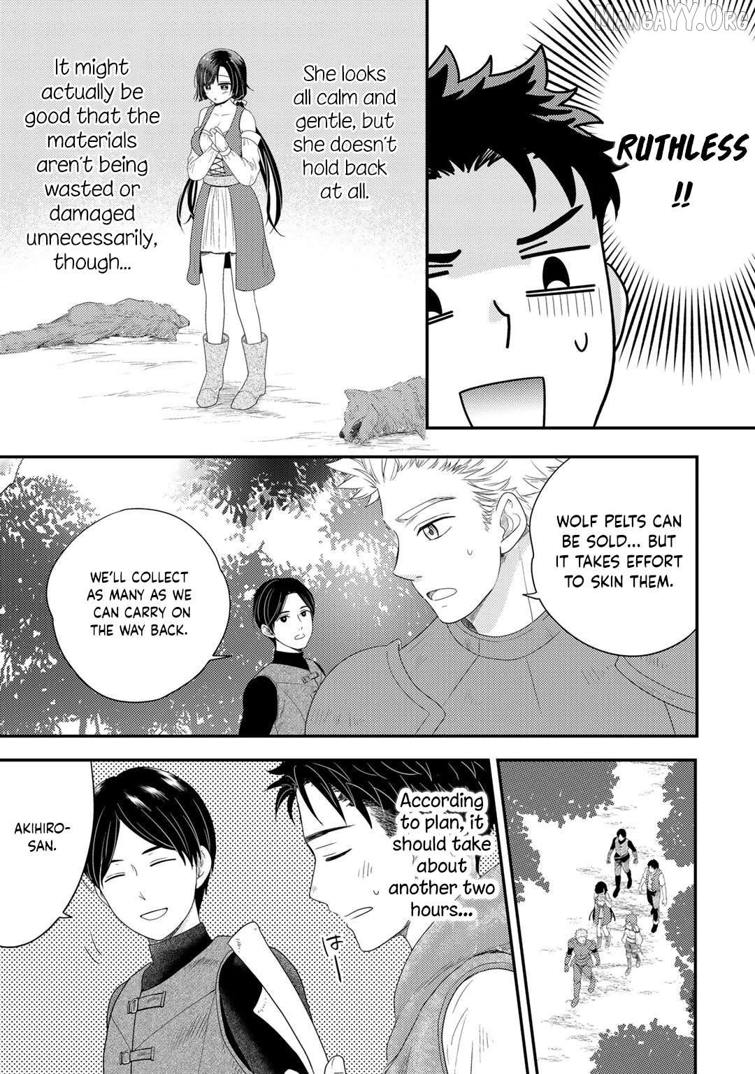 Isekai ni Kita Mitai Dakedo Dousureba Yoi no Darou: Shachiku SE no My Pace Boukenki Chapter 7 - page 13