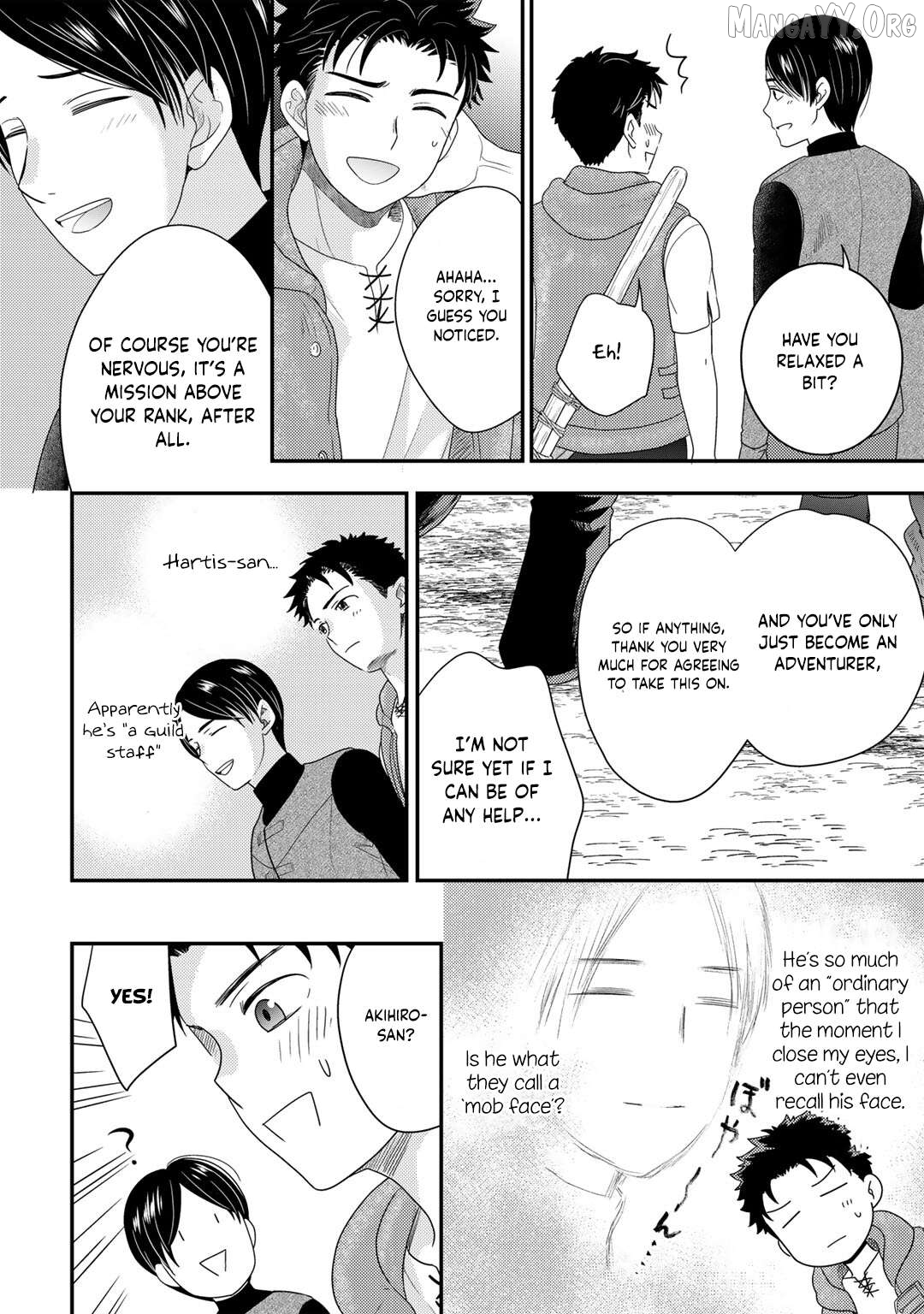 Isekai ni Kita Mitai Dakedo Dousureba Yoi no Darou: Shachiku SE no My Pace Boukenki Chapter 7 - page 14