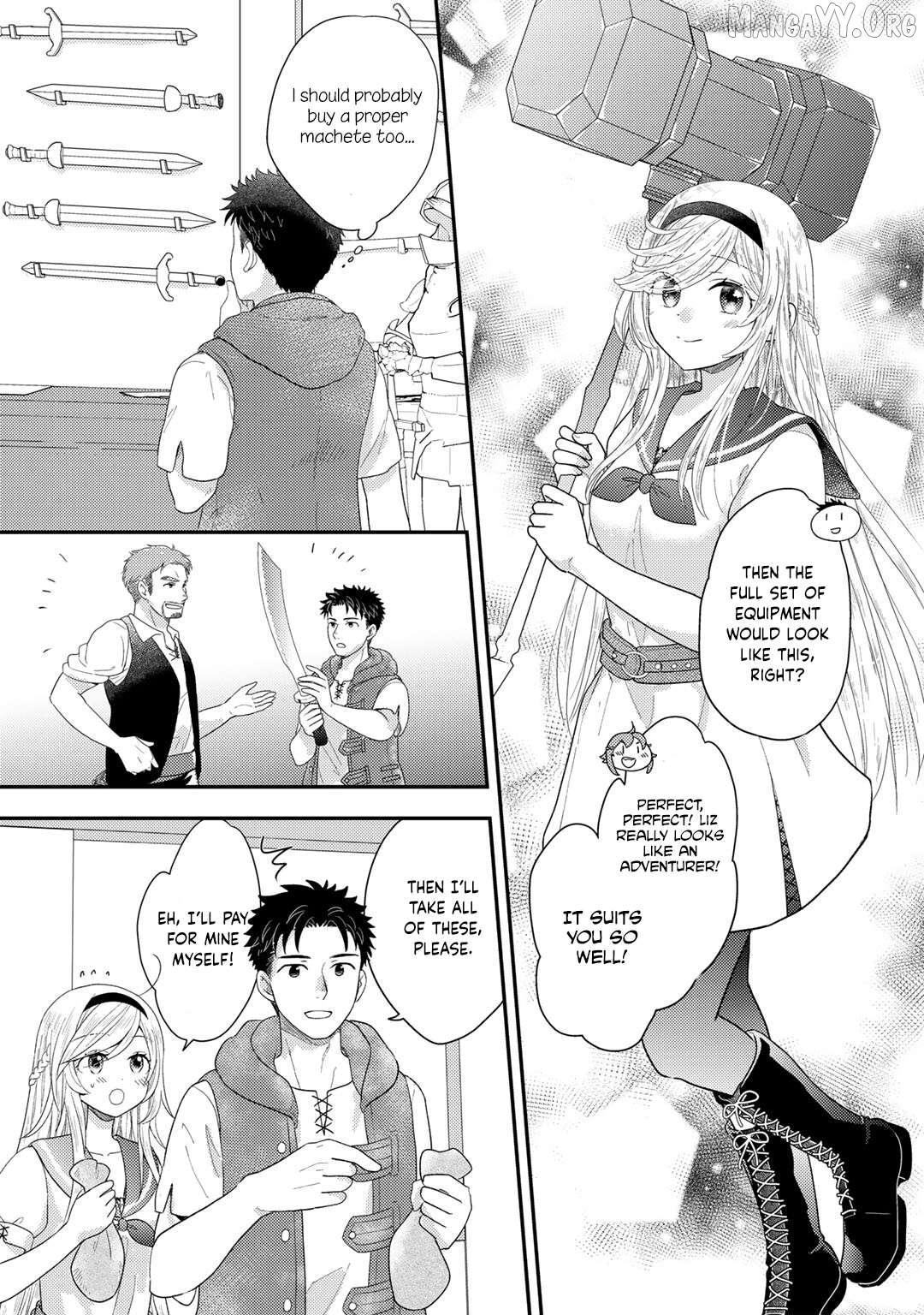 Isekai ni Kita Mitai Dakedo Dousureba Yoi no Darou: Shachiku SE no My Pace Boukenki Chapter 11 - page 8