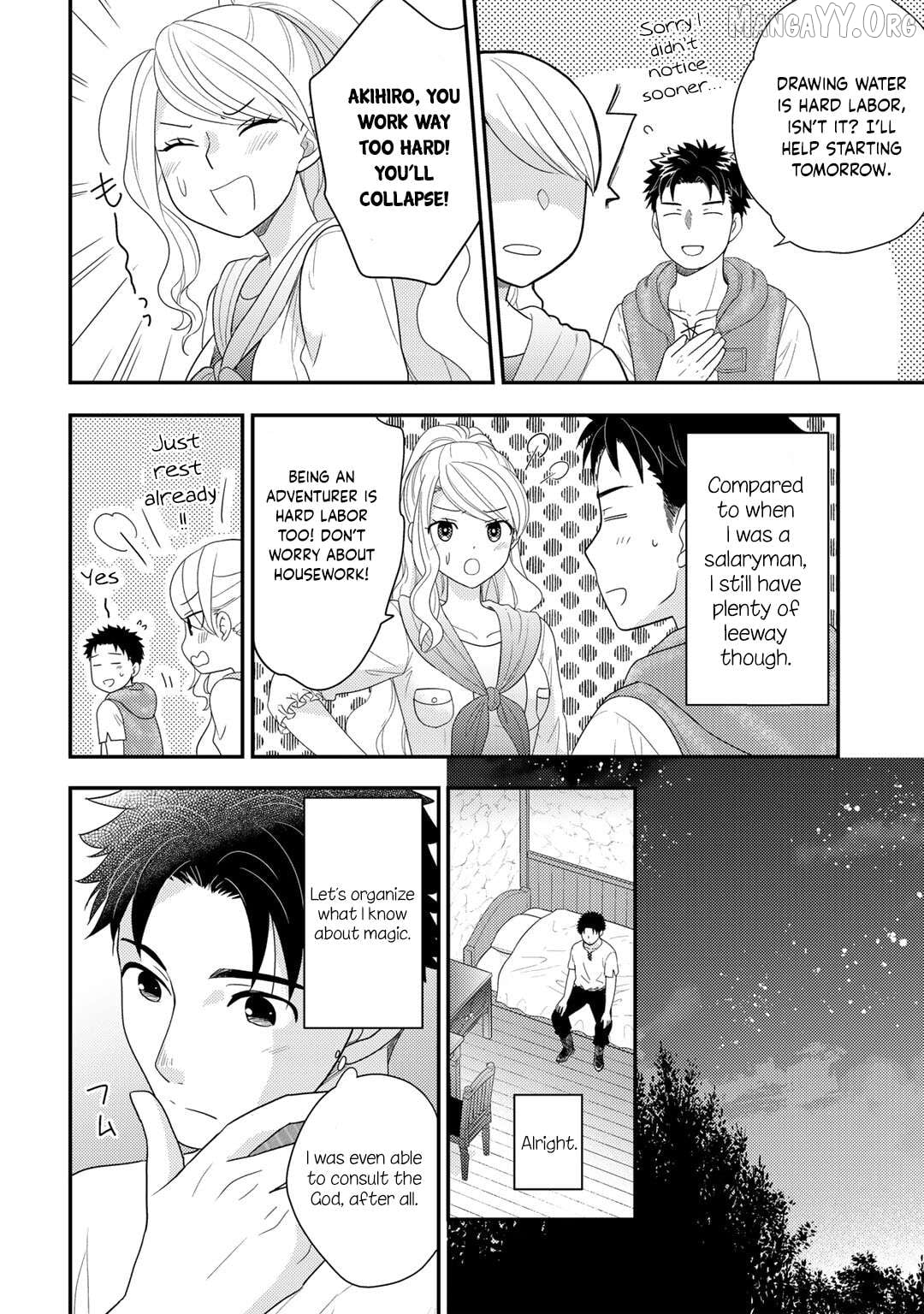 Isekai ni Kita Mitai Dakedo Dousureba Yoi no Darou: Shachiku SE no My Pace Boukenki Chapter 12 - page 19