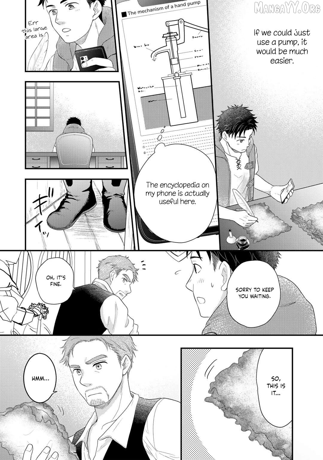 Isekai ni Kita Mitai Dakedo Dousureba Yoi no Darou: Shachiku SE no My Pace Boukenki Chapter 13 - page 19