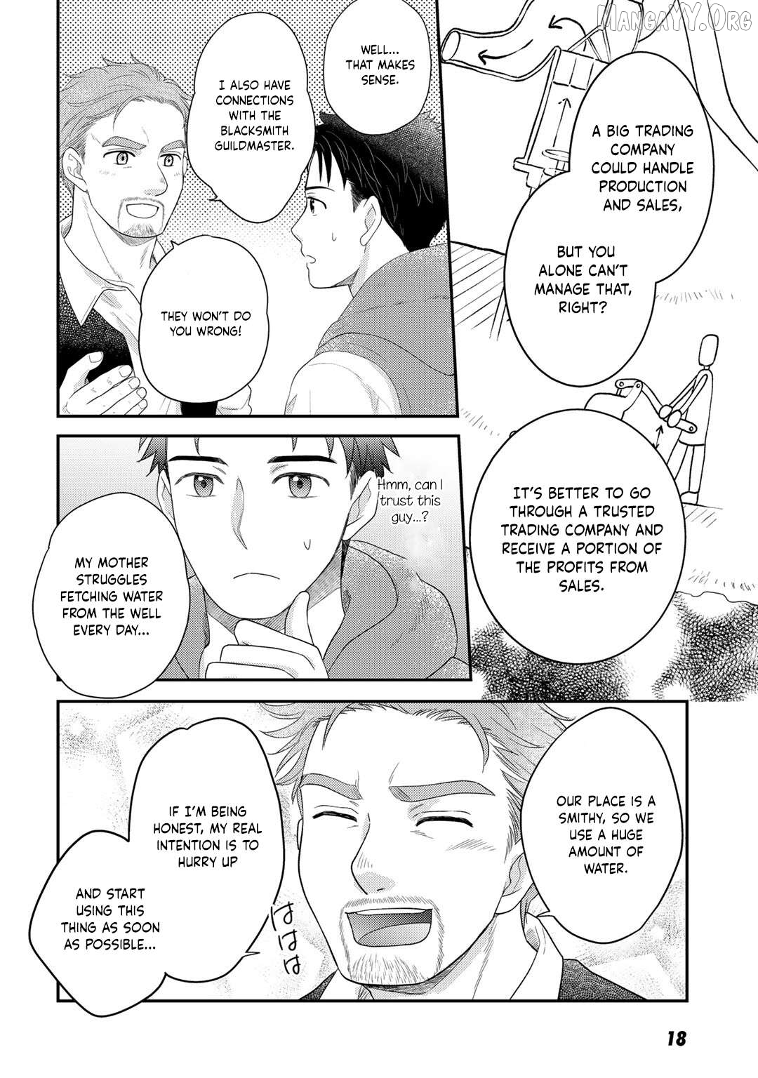 Isekai ni Kita Mitai Dakedo Dousureba Yoi no Darou: Shachiku SE no My Pace Boukenki Chapter 13 - page 21