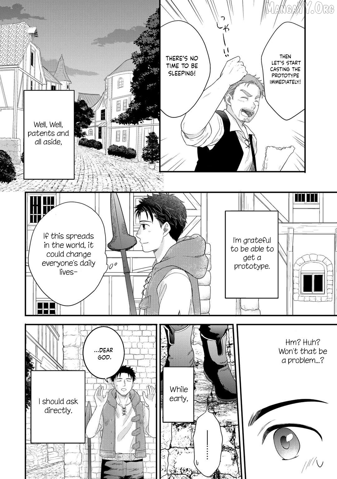 Isekai ni Kita Mitai Dakedo Dousureba Yoi no Darou: Shachiku SE no My Pace Boukenki Chapter 13 - page 23