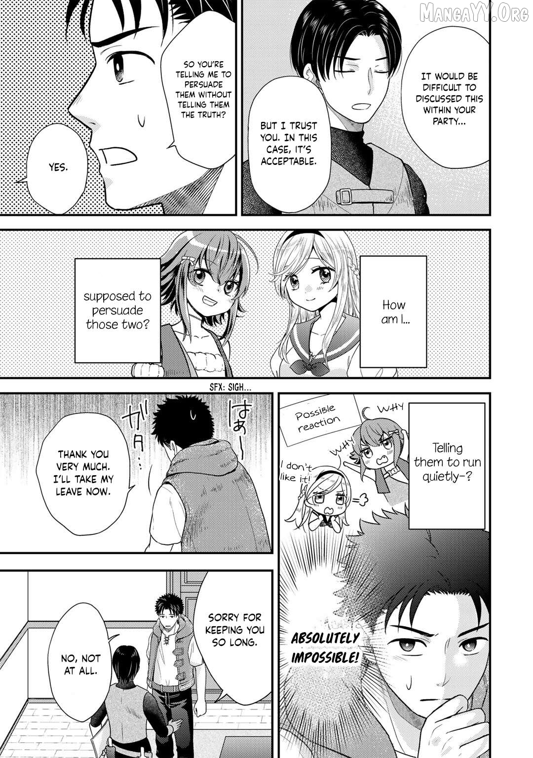 Isekai ni Kita Mitai Dakedo Dousureba Yoi no Darou: Shachiku SE no My Pace Boukenki Chapter 15 - page 12