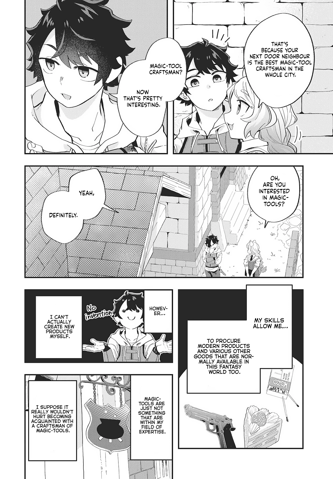 Muteki Shounin no Isekai Nariagari Monogatari ~Gendai no Seihin o Jizai ni Toriyoseru Sukiru ga Aru Node Isekai de wa Rakushoudesu~ Chapter 21 - page 18