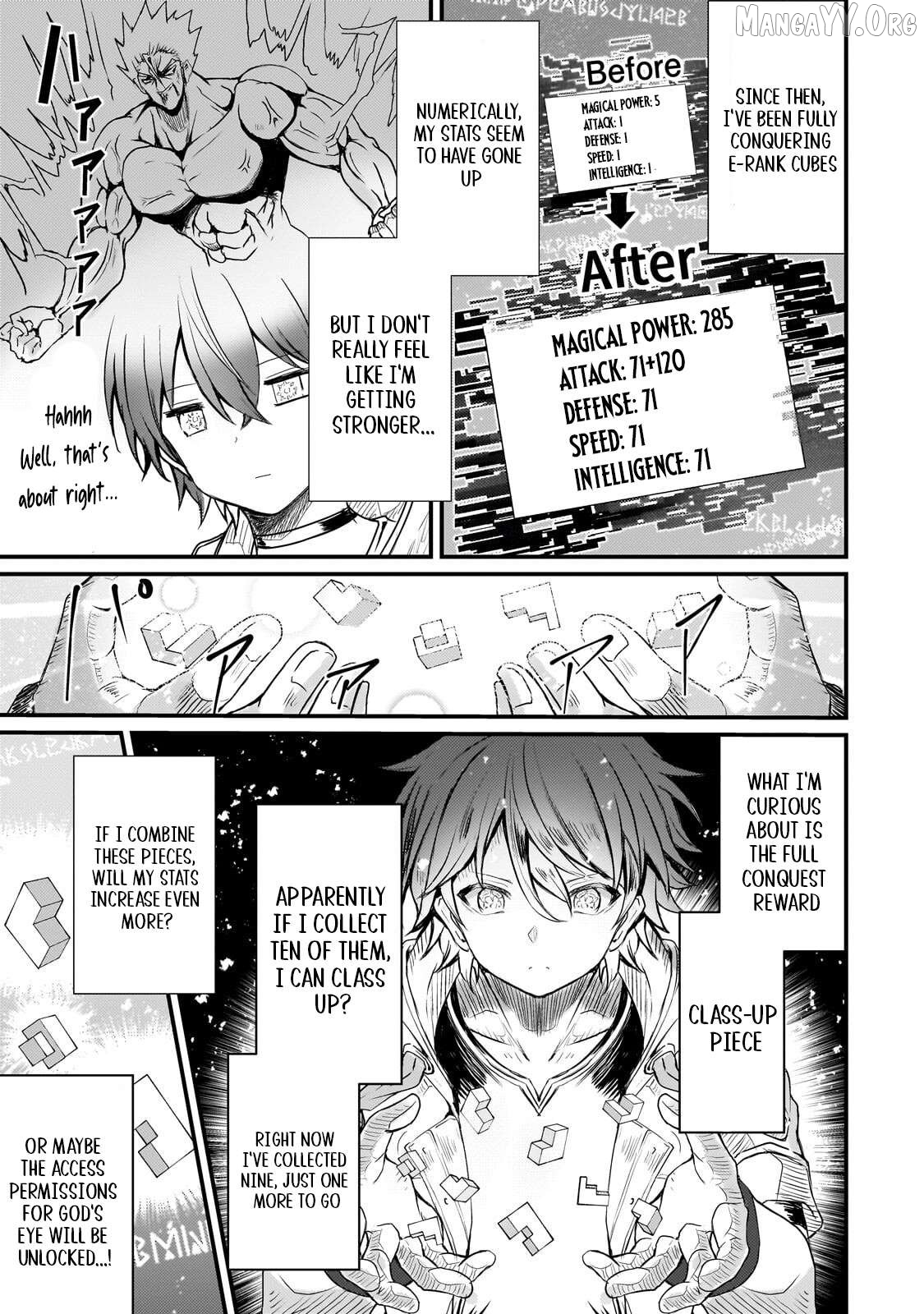 Hai no Sekai wa Kami no Me de irodzuku ～Ore dake mieru Status de, Saijaku kara Saikyou e kakeagaru ~ Chapter 13 - page 6
