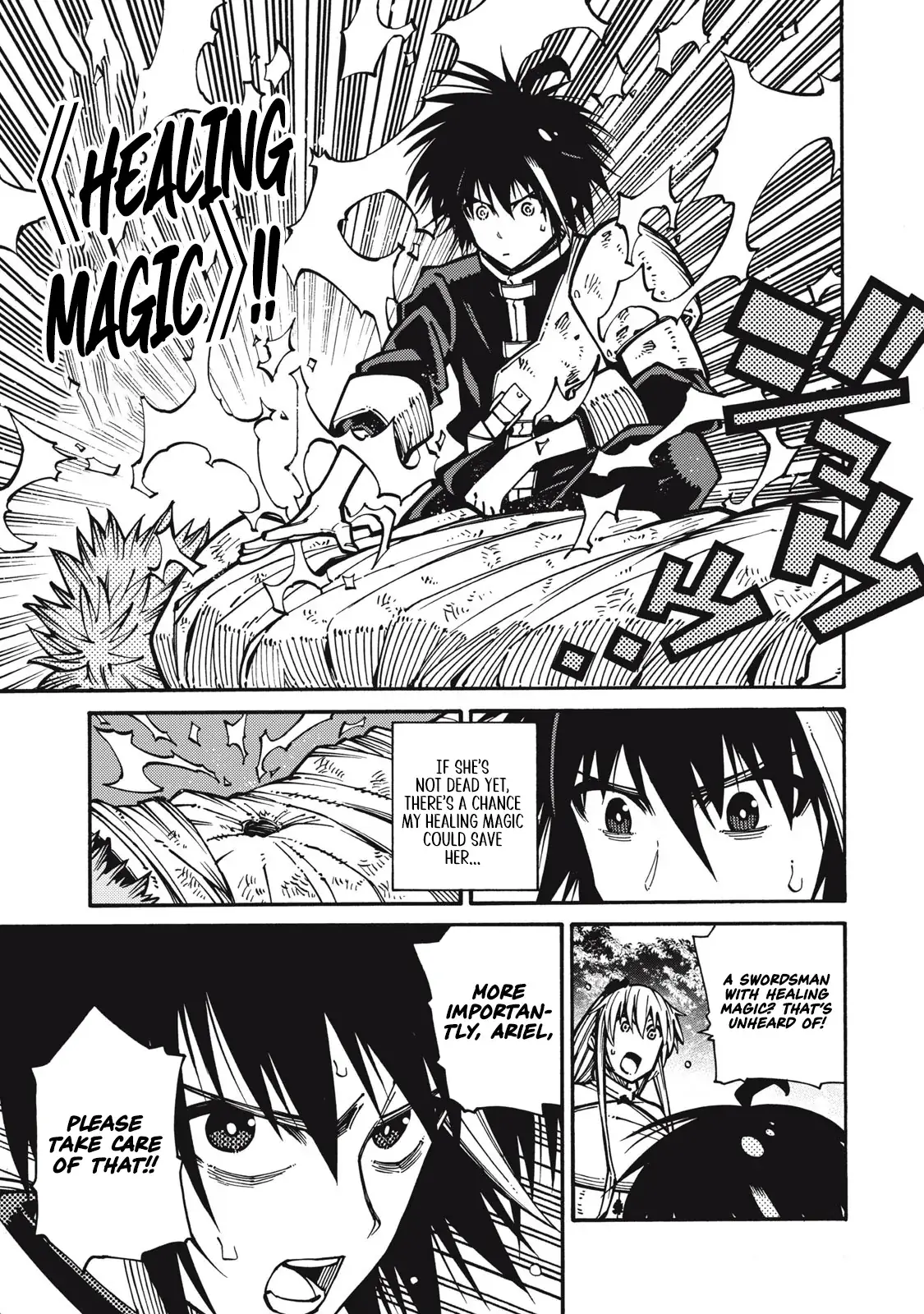 "Munou wa Iranai" to Iwareta kara Zetsuen shite Yatta: Saikyou no Shitennou ni Sodaterareta Ore wa, Boukensha to Nari Musou suru Chapter 6 - page 8