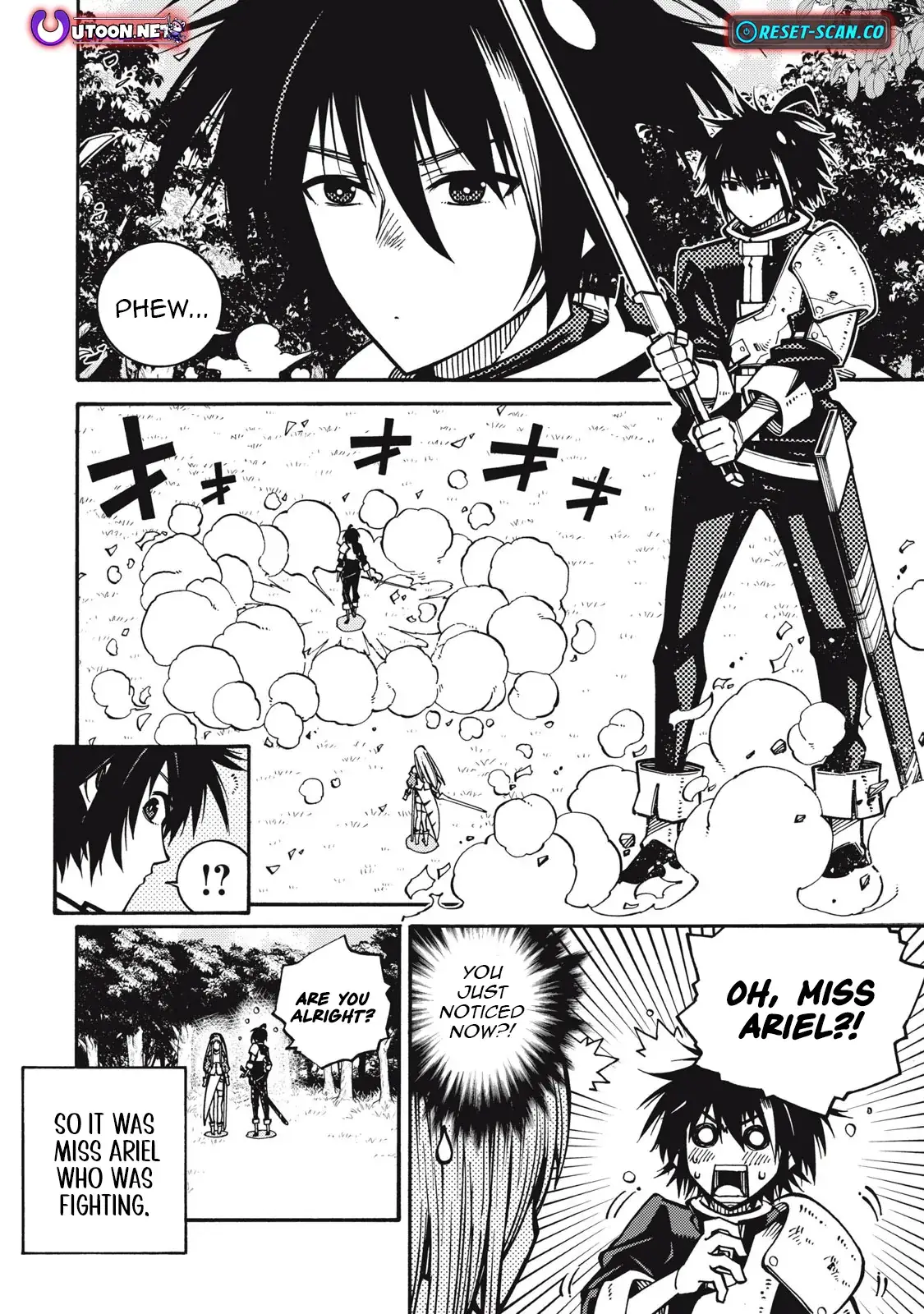 "Munou wa Iranai" to Iwareta kara Zetsuen shite Yatta: Saikyou no Shitennou ni Sodaterareta Ore wa, Boukensha to Nari Musou suru Chapter 3 - page 17