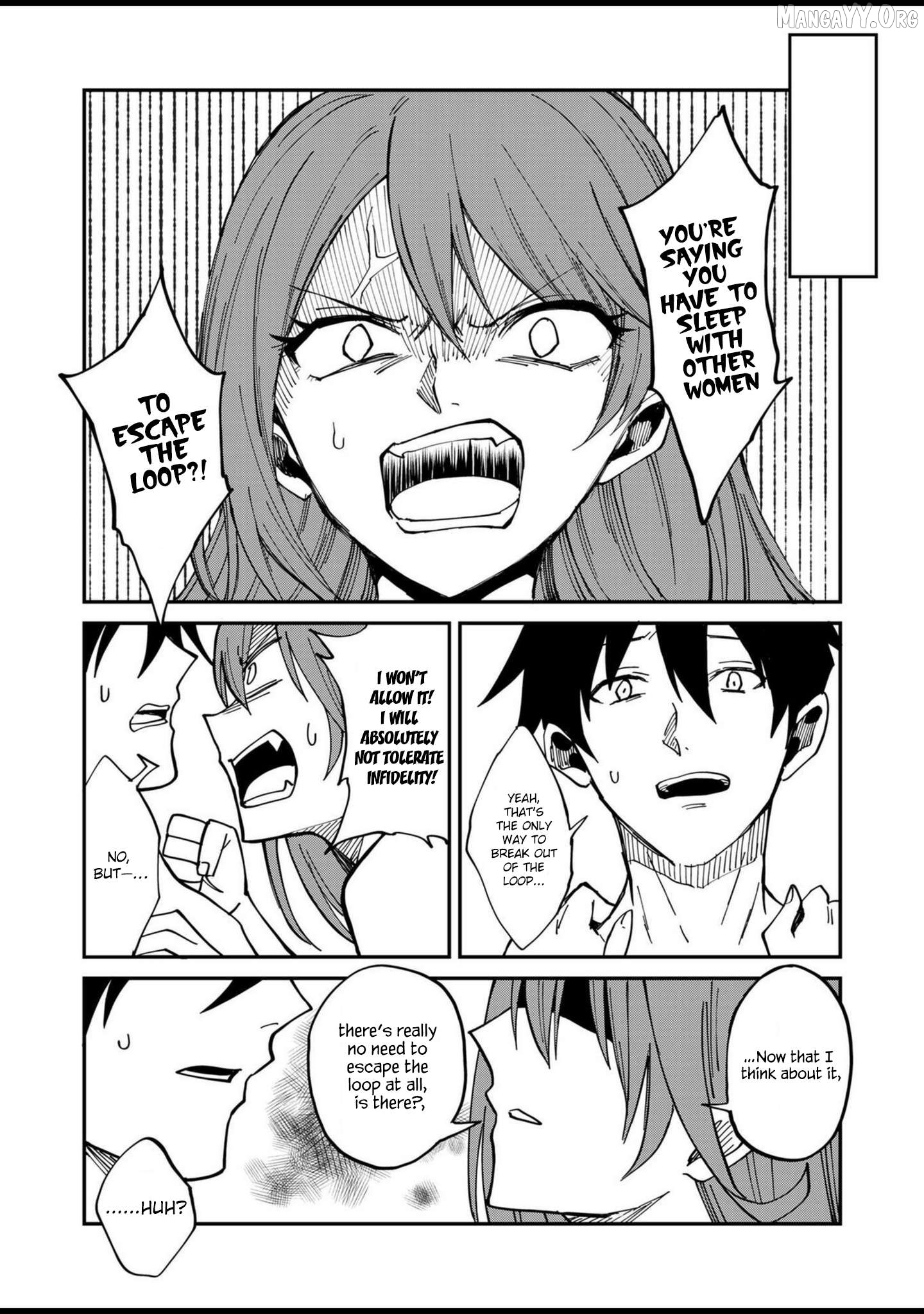 Isekai Harem Loop ～Kurikaesareru 1-nichi kara dasshutsu suru tame ni dakimakurimasu～ Chapter 5 - page 4