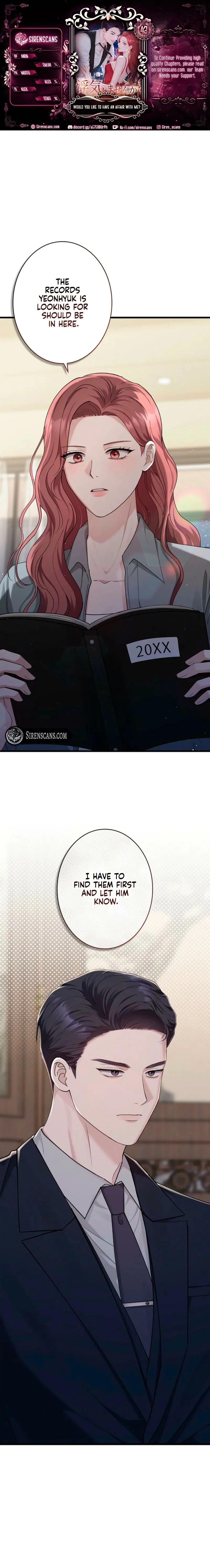 Would You Like to Have an Affair With Me Chapter 43 - page 1