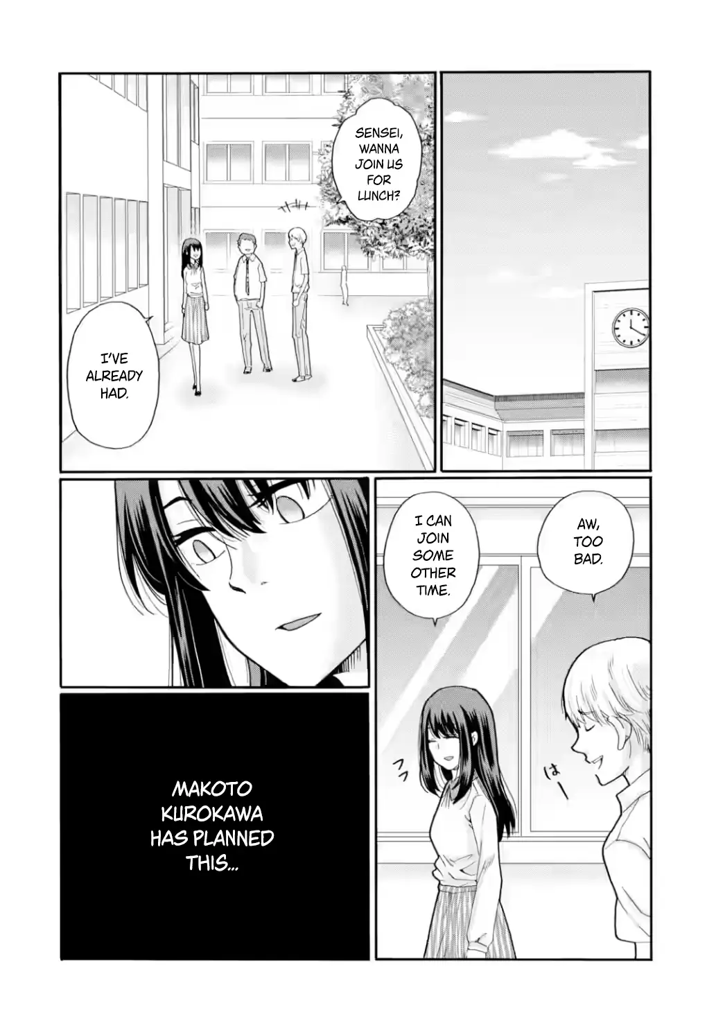 Sensei, Bokutachi wa Koroshiteimasen. Chapter 18 - page 8