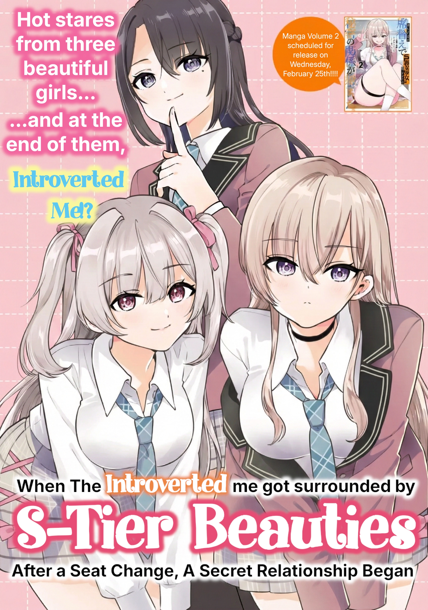 Inkyā no ore ga sekigae de S-kyū bishoujo ni kakomaretara himitsu no kankei ga hajimatta Chapter 10 - page 1