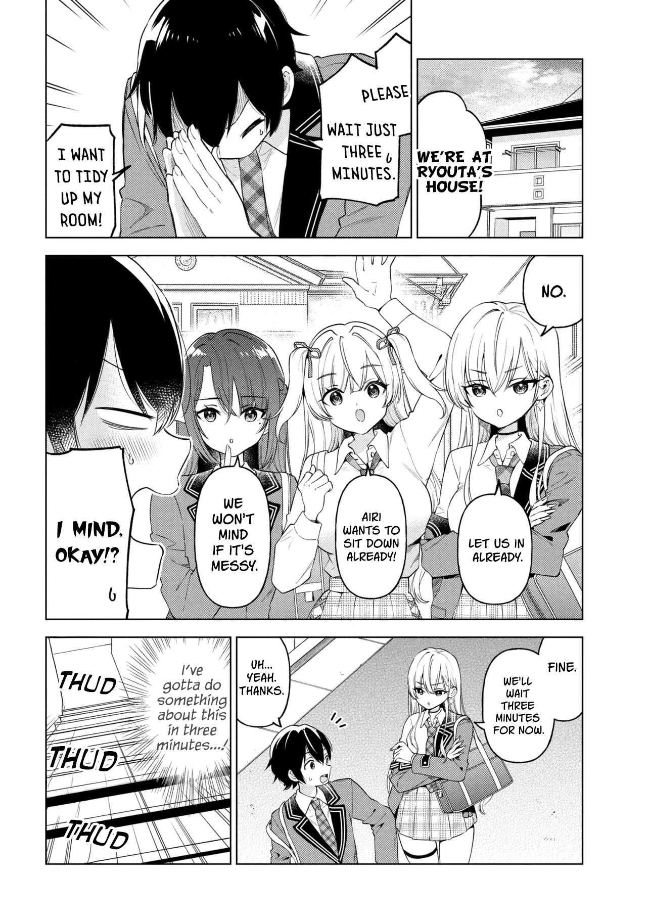 Inkyā no ore ga sekigae de S-kyū bishoujo ni kakomaretara himitsu no kankei ga hajimatta Chapter 10 - page 3
