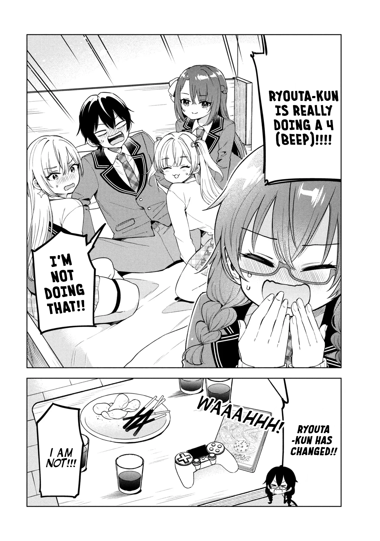 Inkyā no ore ga sekigae de S-kyū bishoujo ni kakomaretara himitsu no kankei ga hajimatta Chapter 10 - page 34