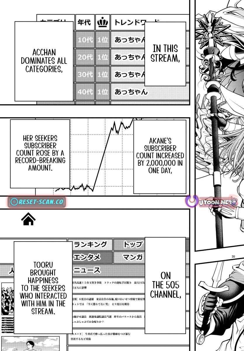 Seekers ~Meikyuu Saikyou no Oji-san, Kami Haishinsha to Naru~ Chapter 11 - page 36