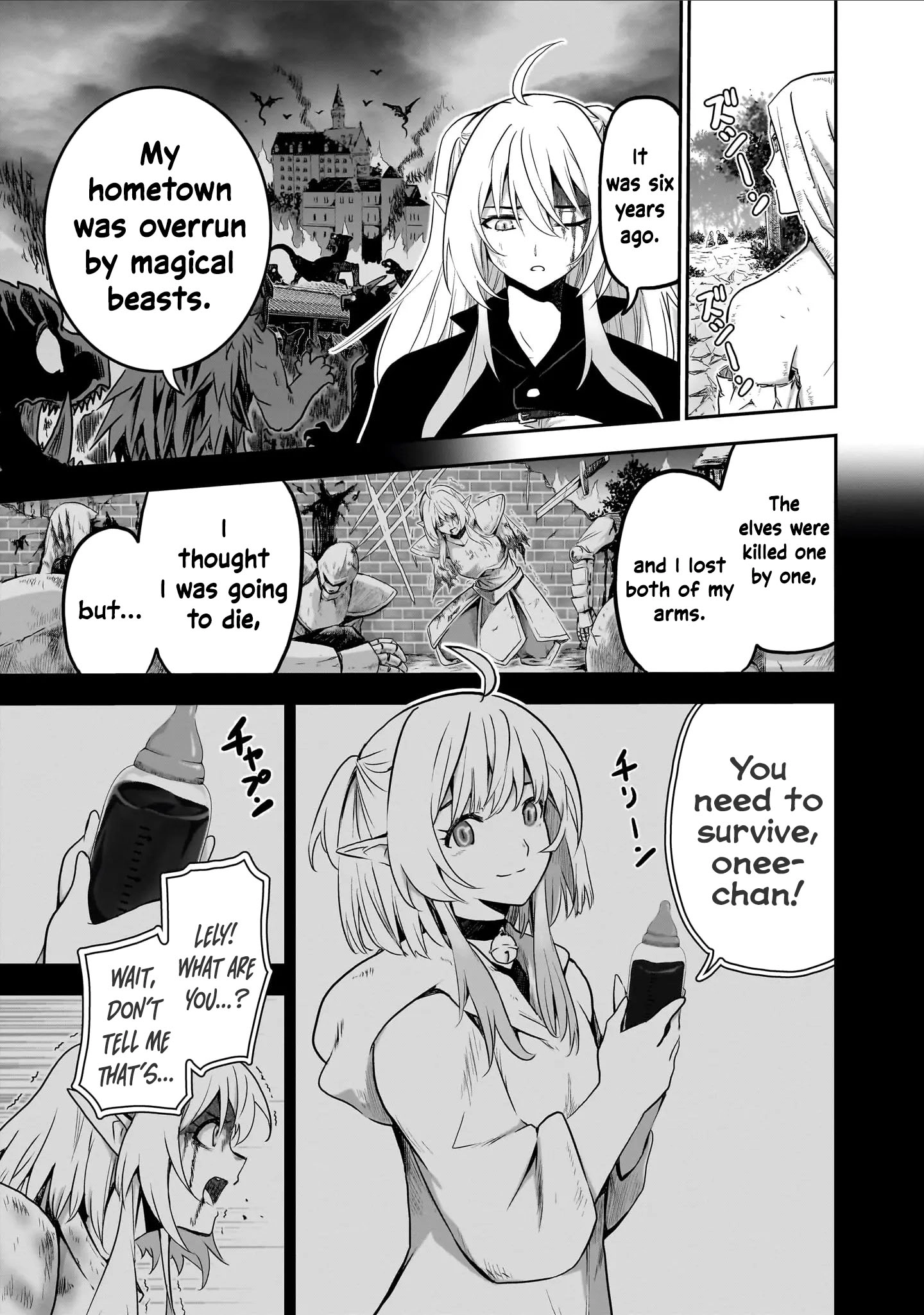 Milk-shibori Hunter no Isekai Sakunyuuki ~Nouka no Saenai Otoko ga Arayuru Shuzoku no Chiku-B o Moteasobi-toriko ni Suru~ Chapter 4 - page 18