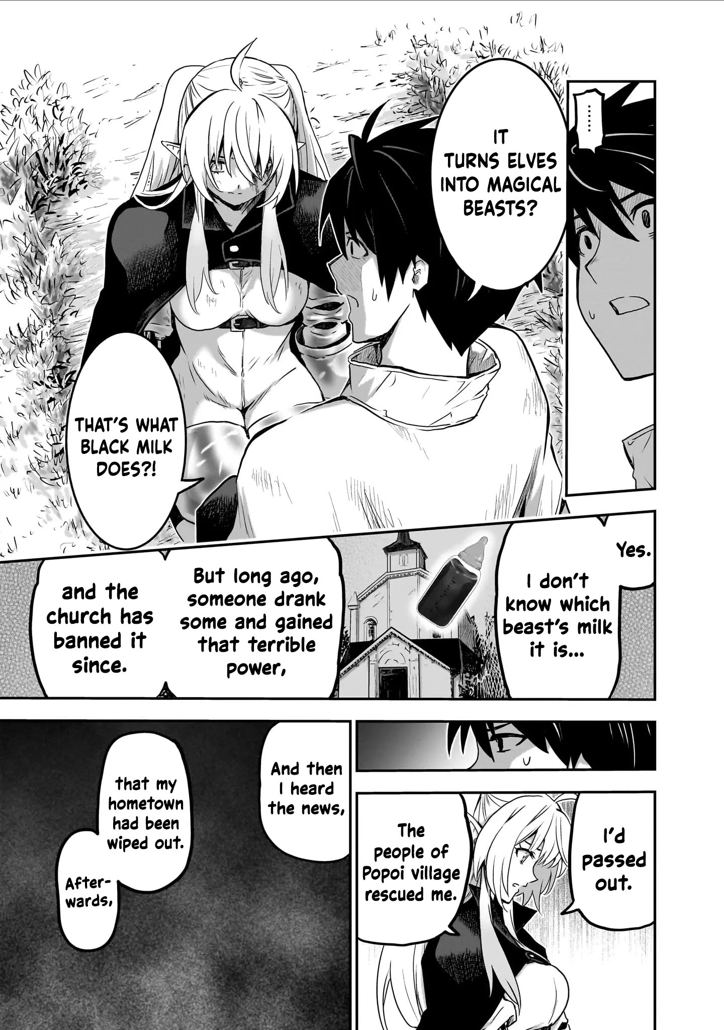 Milk-shibori Hunter no Isekai Sakunyuuki ~Nouka no Saenai Otoko ga Arayuru Shuzoku no Chiku-B o Moteasobi-toriko ni Suru~ Chapter 4 - page 20