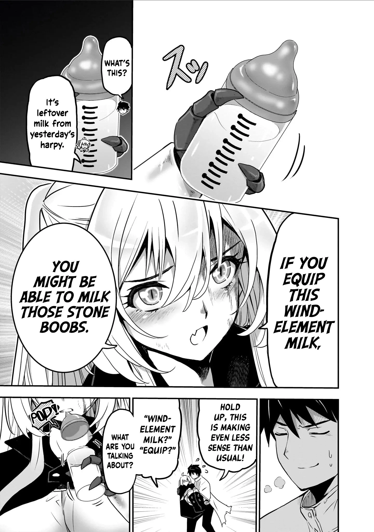 Milk-shibori Hunter no Isekai Sakunyuuki ~Nouka no Saenai Otoko ga Arayuru Shuzoku no Chiku-B o Moteasobi-toriko ni Suru~ Chapter 4 - page 24