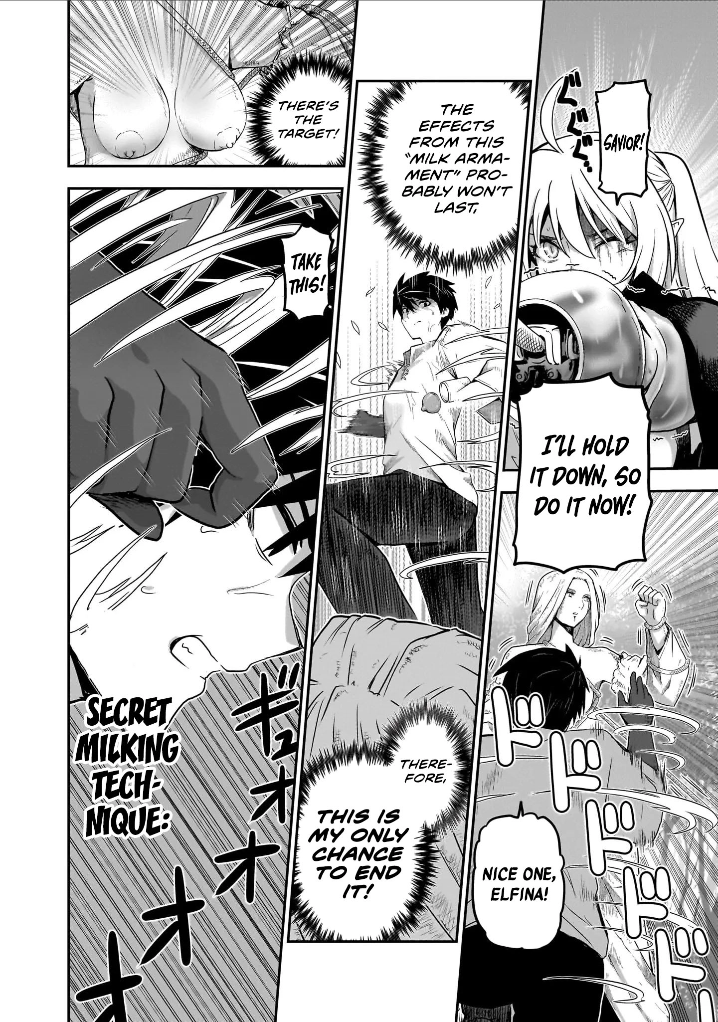 Milk-shibori Hunter no Isekai Sakunyuuki ~Nouka no Saenai Otoko ga Arayuru Shuzoku no Chiku-B o Moteasobi-toriko ni Suru~ Chapter 4 - page 29