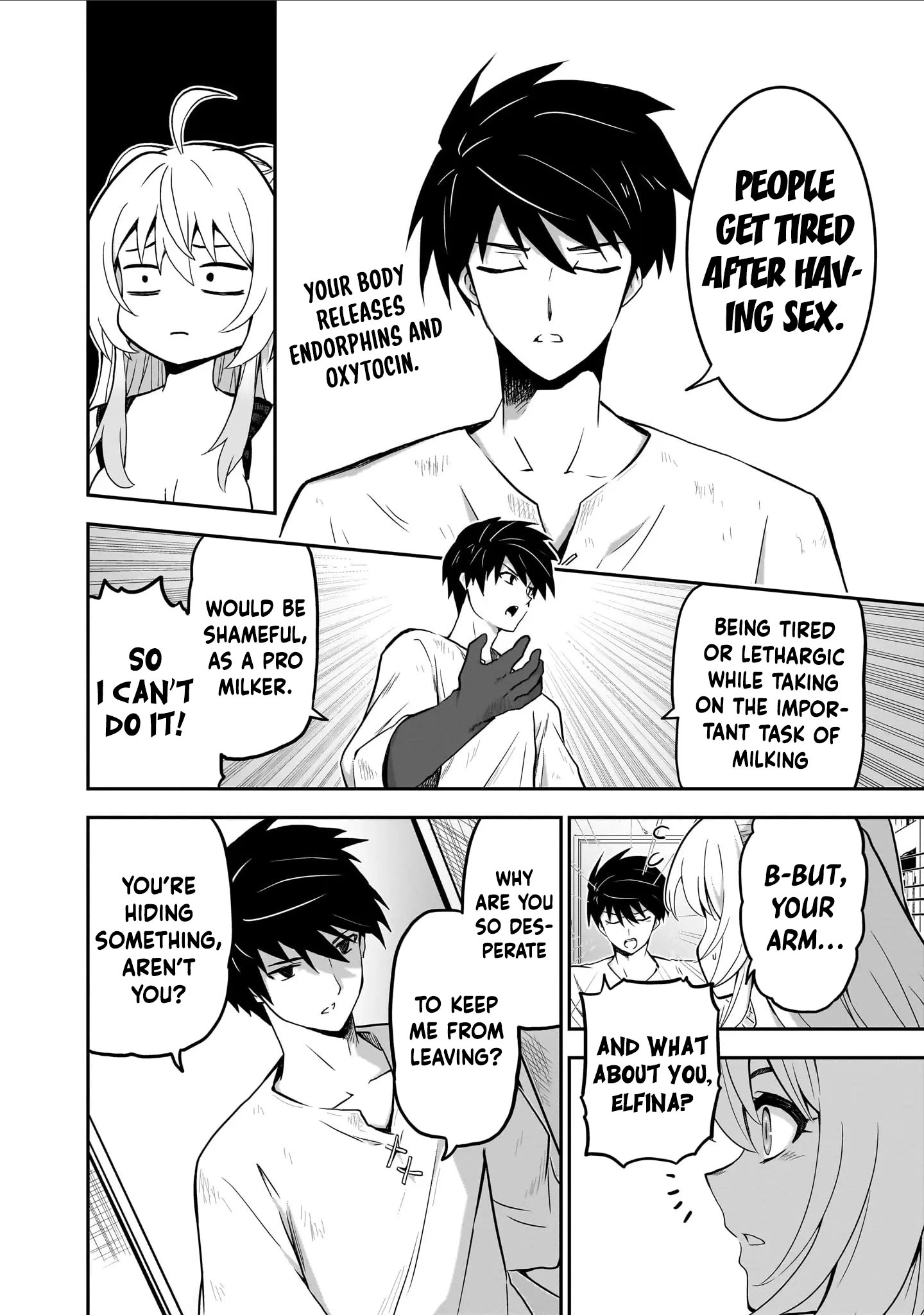 Milk-shibori Hunter no Isekai Sakunyuuki ~Nouka no Saenai Otoko ga Arayuru Shuzoku no Chiku-B o Moteasobi-toriko ni Suru~ Chapter 4 - page 3
