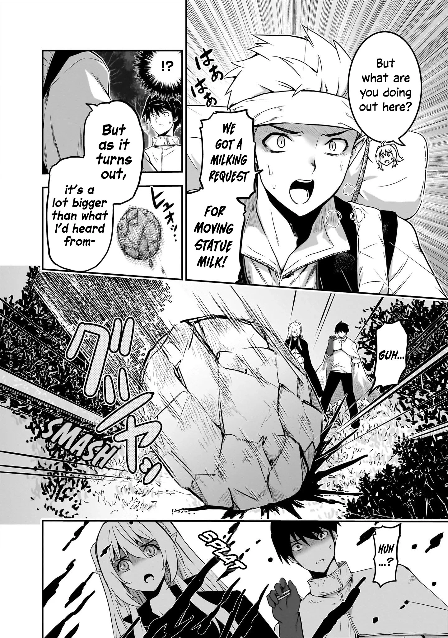 Milk-shibori Hunter no Isekai Sakunyuuki ~Nouka no Saenai Otoko ga Arayuru Shuzoku no Chiku-B o Moteasobi-toriko ni Suru~ Chapter 4 - page 7