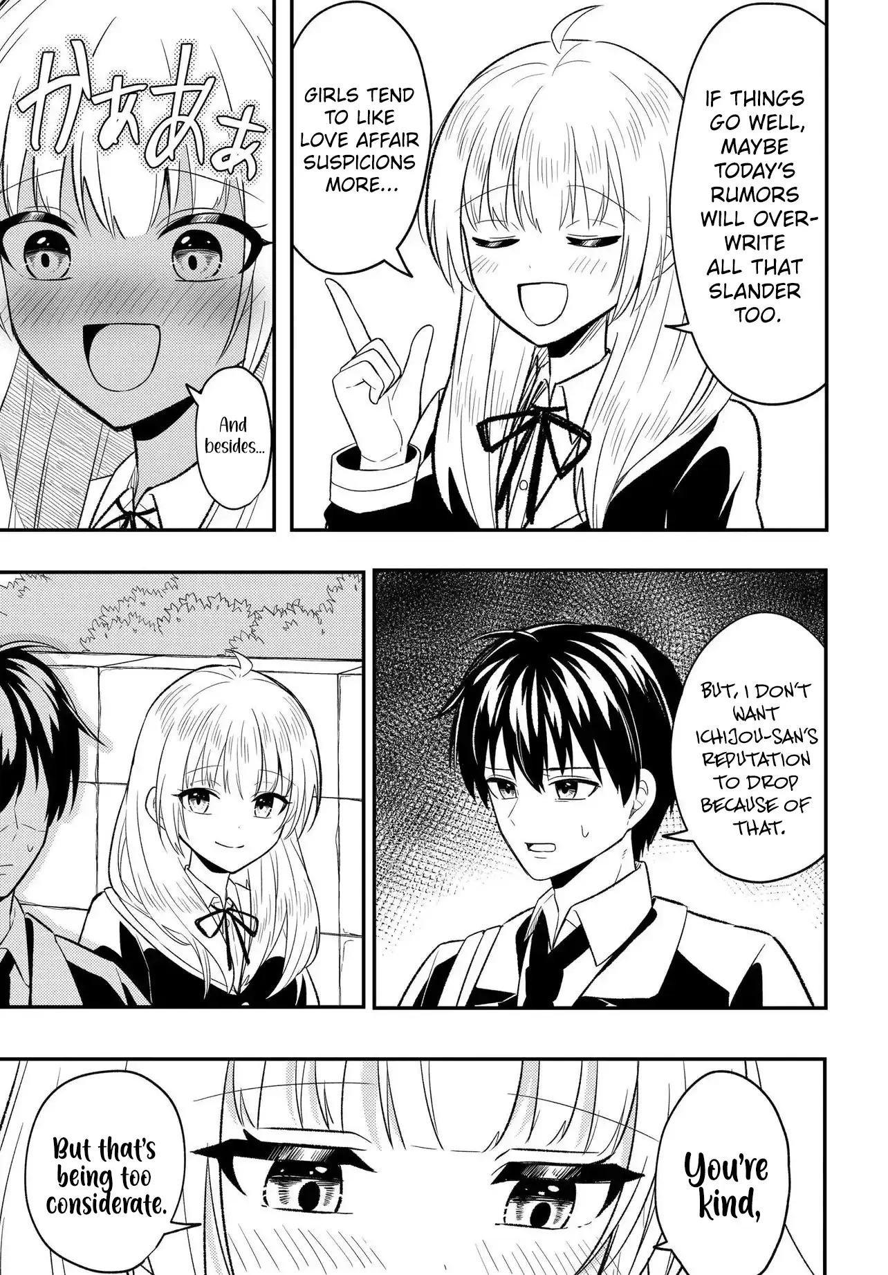 Jinsei Gyakuten ~Uwakisare, Enzai wo Kiserareta Orega, Gakuenichi no Bishoujo ni Natsukareru~ Chapter 7.1 - page 8