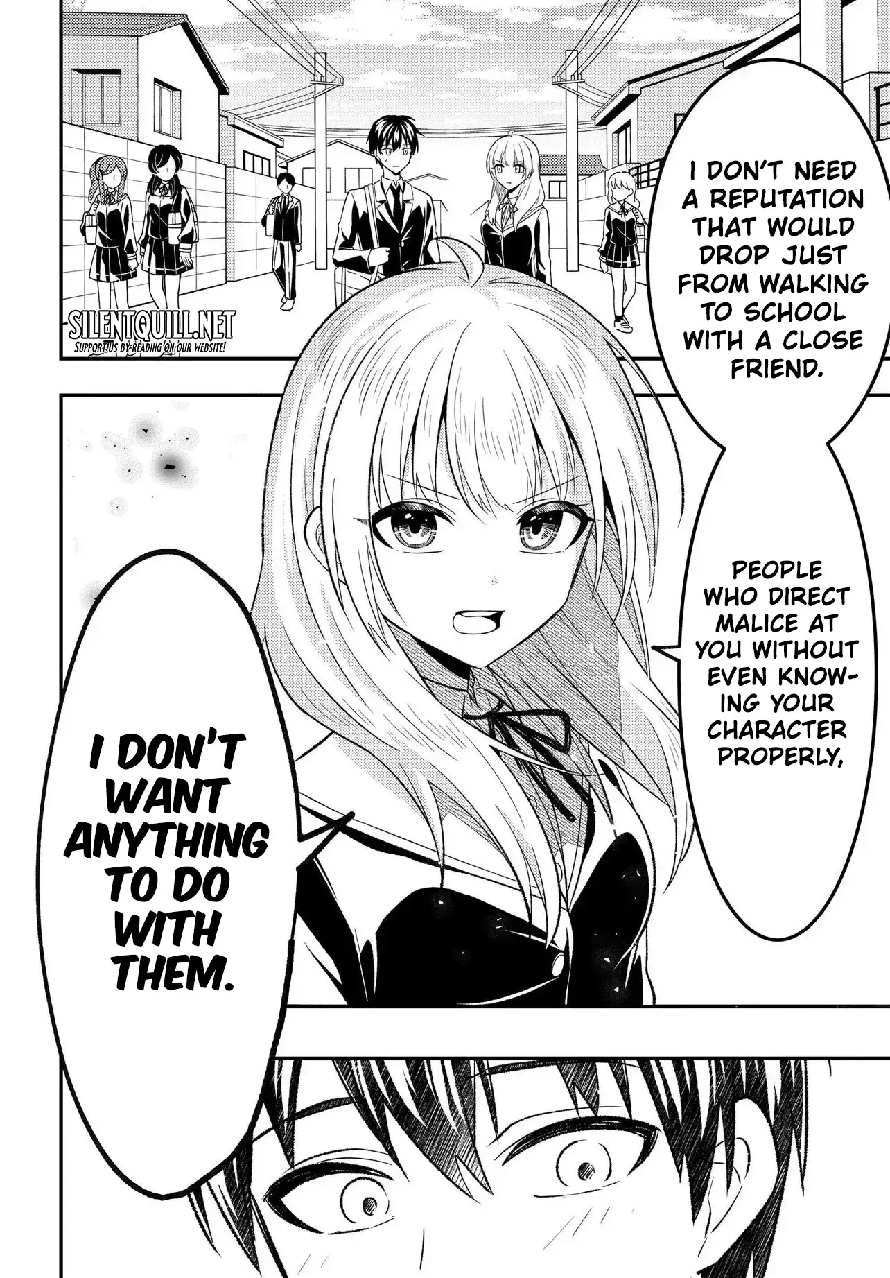 Jinsei Gyakuten ~Uwakisare, Enzai wo Kiserareta Orega, Gakuenichi no Bishoujo ni Natsukareru~ Chapter 7.1 - page 9