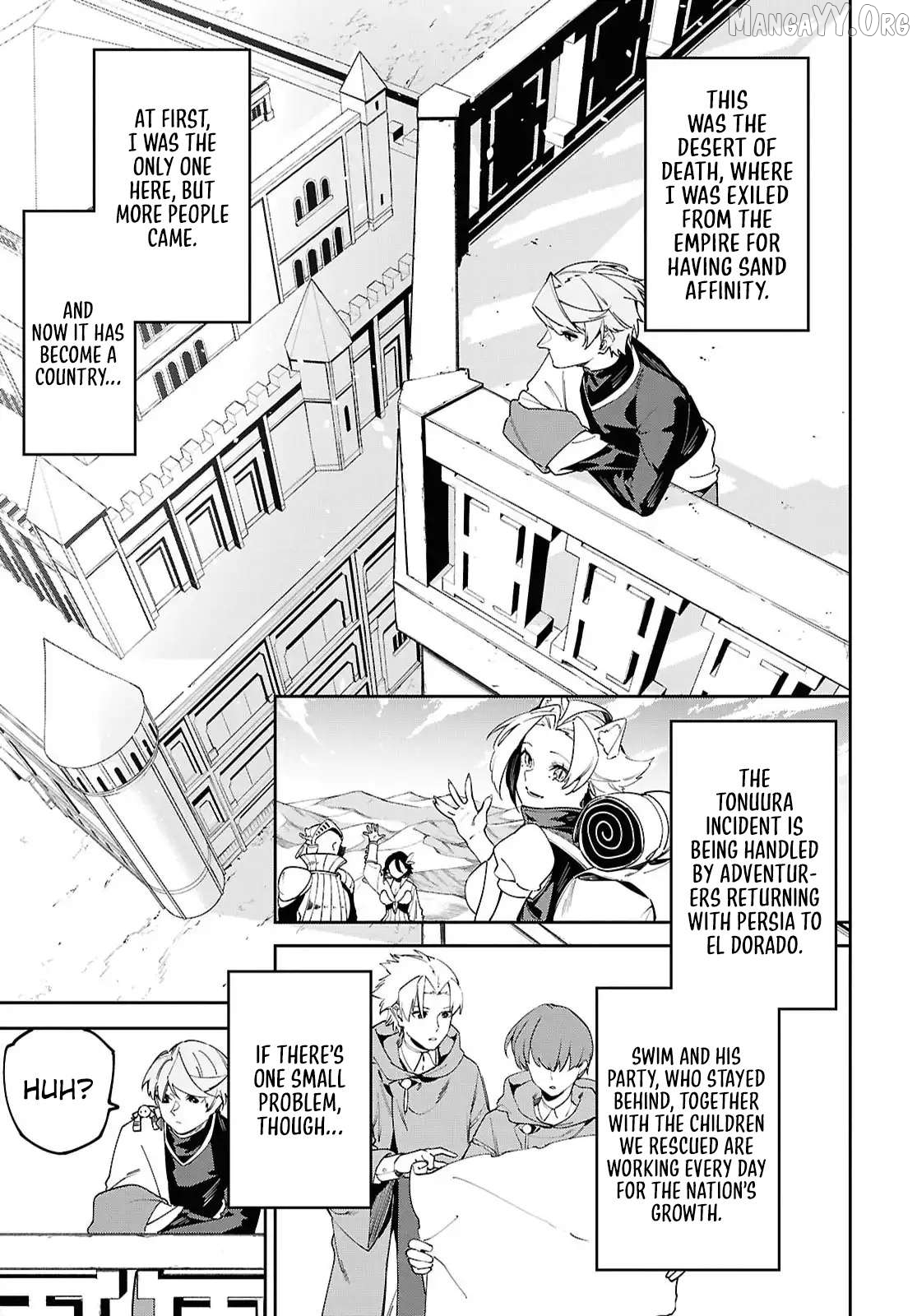 Suna Mahou de Suna no Oukoku wo Tsukurou: Sabaku ni Tsuihou Sareta kara Ganbatte Sokoku Ijou no Kokka wo Tatete Mita Chapter 17 - page 6