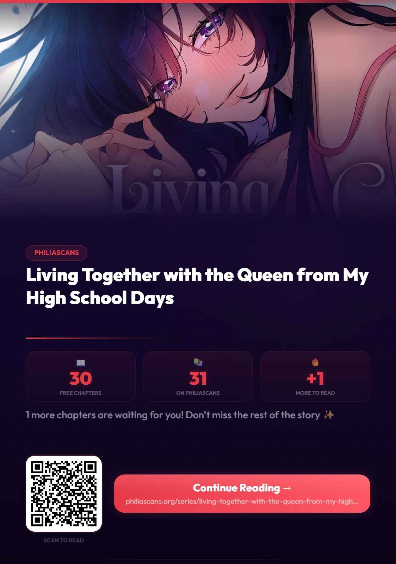 Living together with the queen from my high school days Chapter 30 - page 18