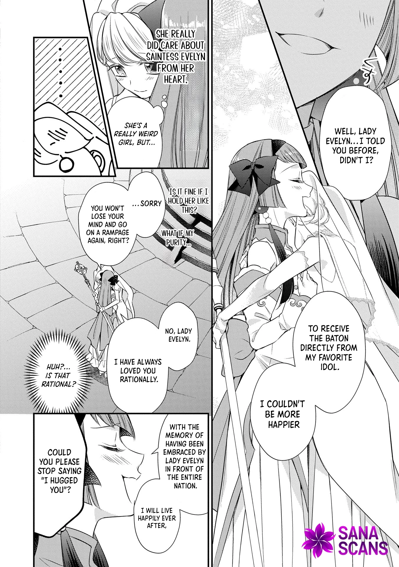 Even Exiled, She's Still the Beloved Saint! St. Evelyn's Weird and Wonderful Friends [Official] Chapter 10 - page 12