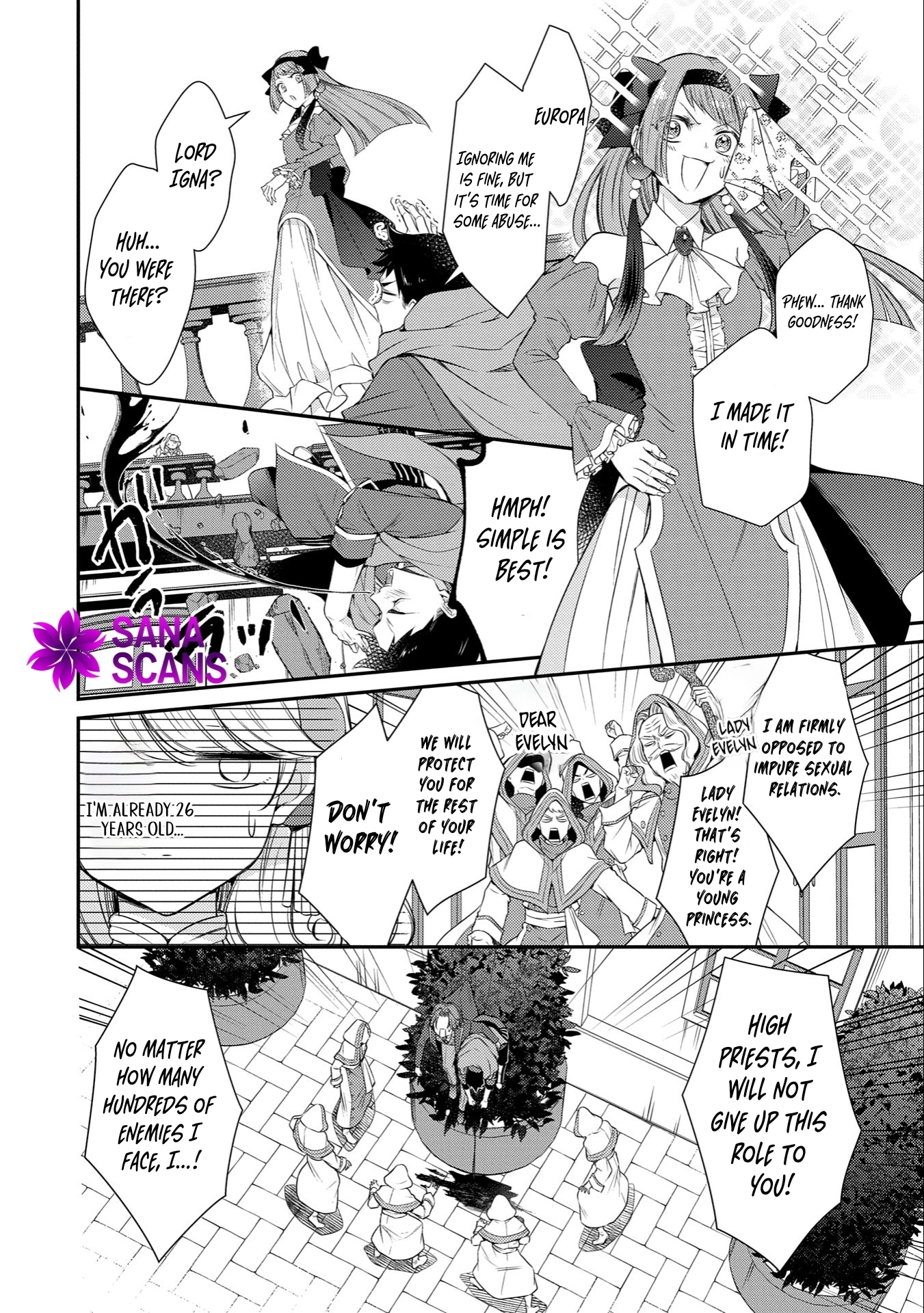 Even Exiled, She's Still the Beloved Saint! St. Evelyn's Weird and Wonderful Friends [Official] Chapter 10 - page 24