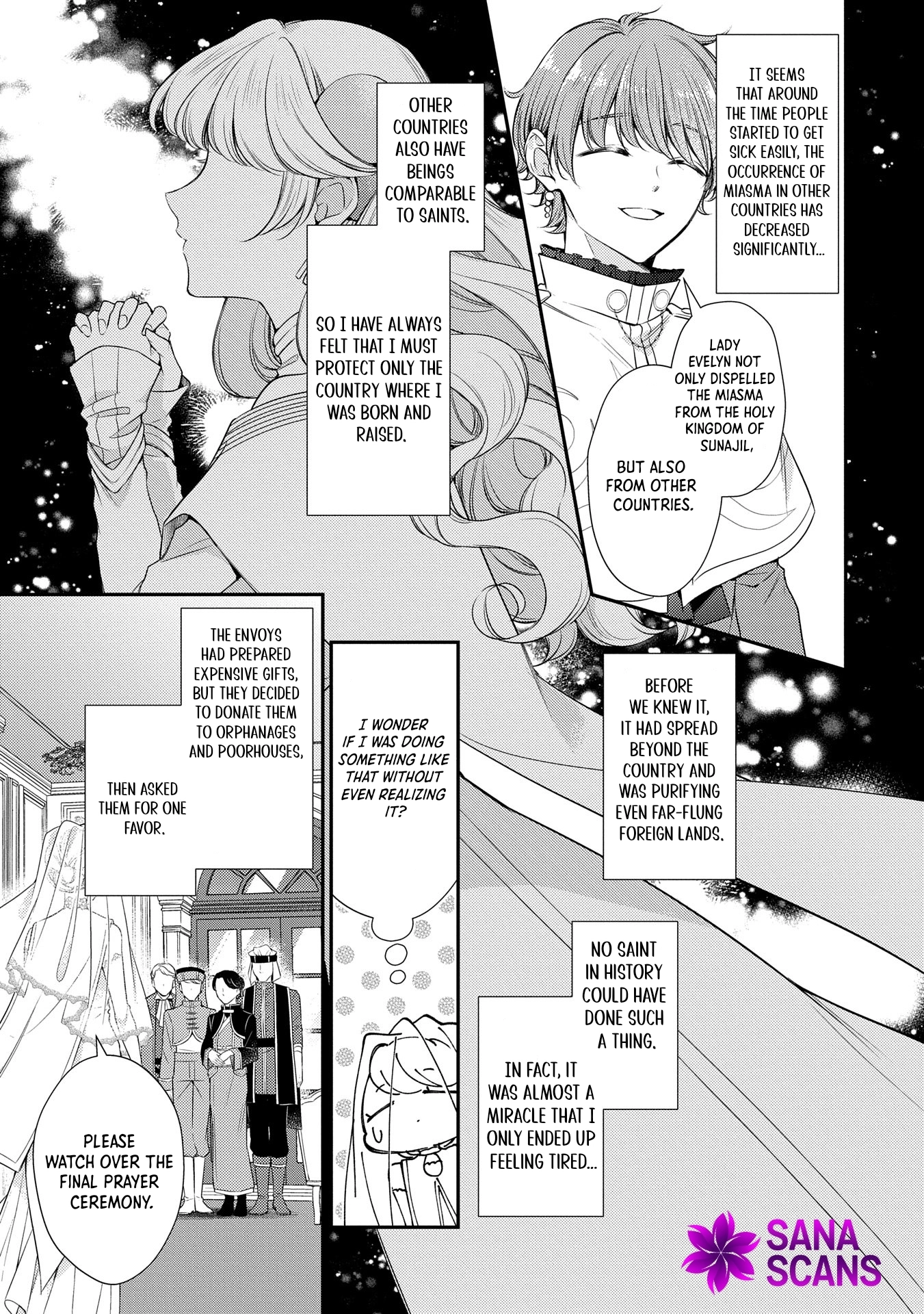 Even Exiled, She's Still the Beloved Saint! St. Evelyn's Weird and Wonderful Friends [Official] Chapter 10 - page 3