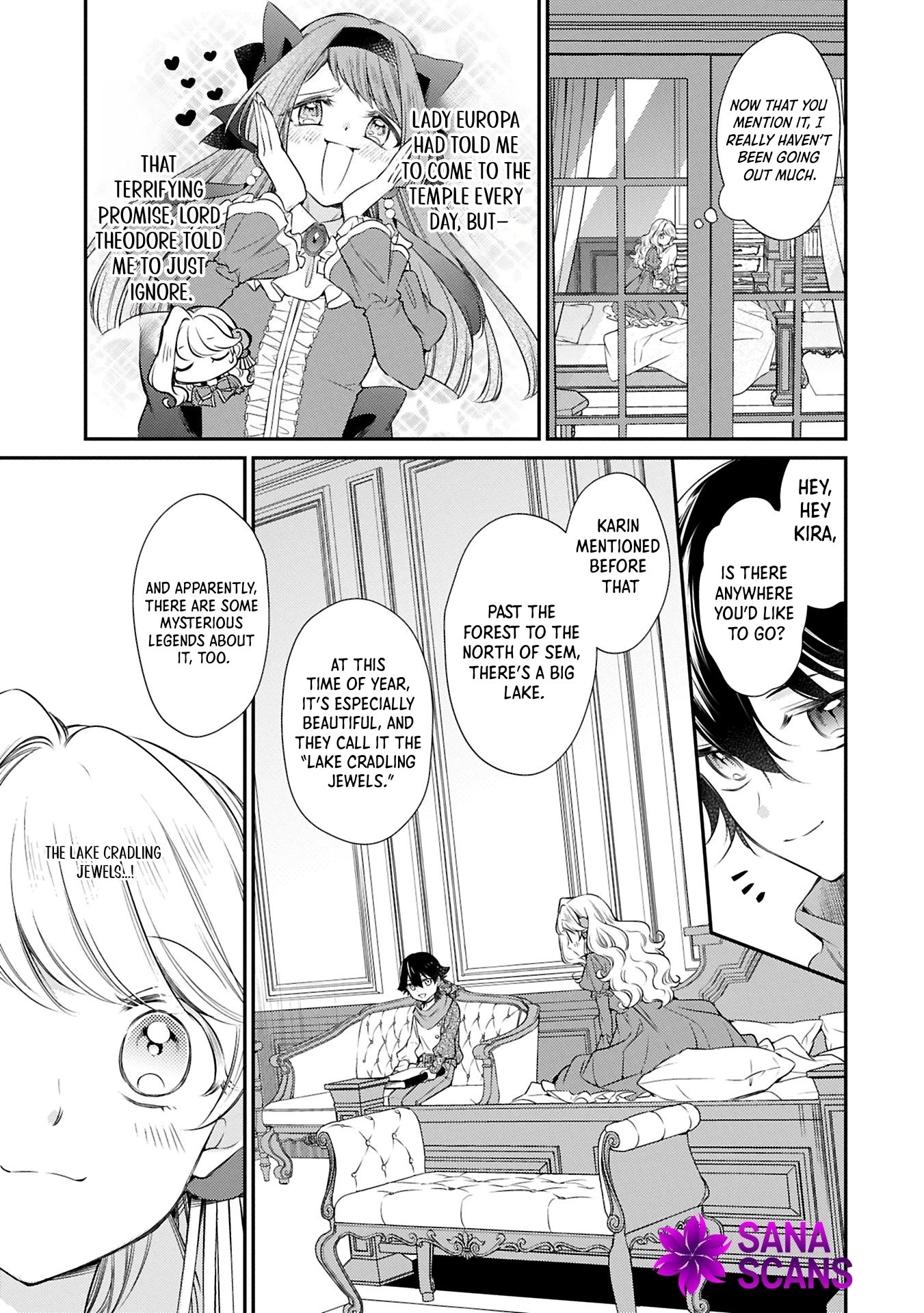 Even Exiled, She's Still the Beloved Saint! St. Evelyn's Weird and Wonderful Friends [Official] Chapter 11 - page 11